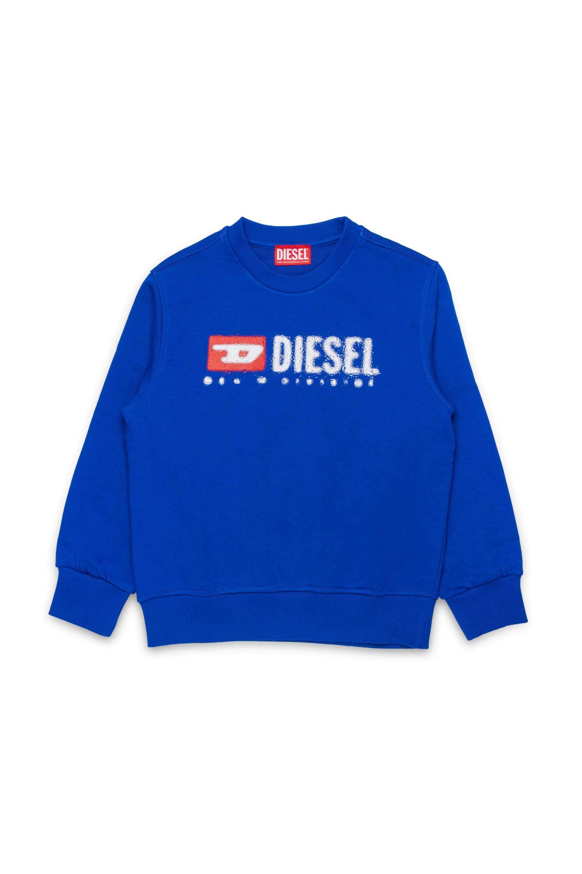 Diesel デニム ロゴ クルーネック スウェットシャツ