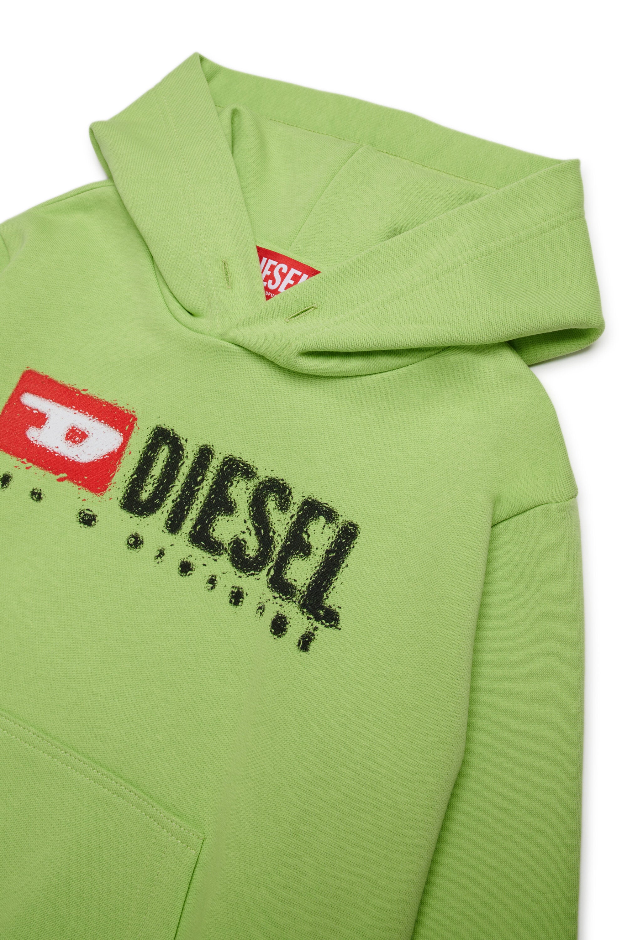 Diesel Denimロゴ入りフード付きスウェットシャツ
