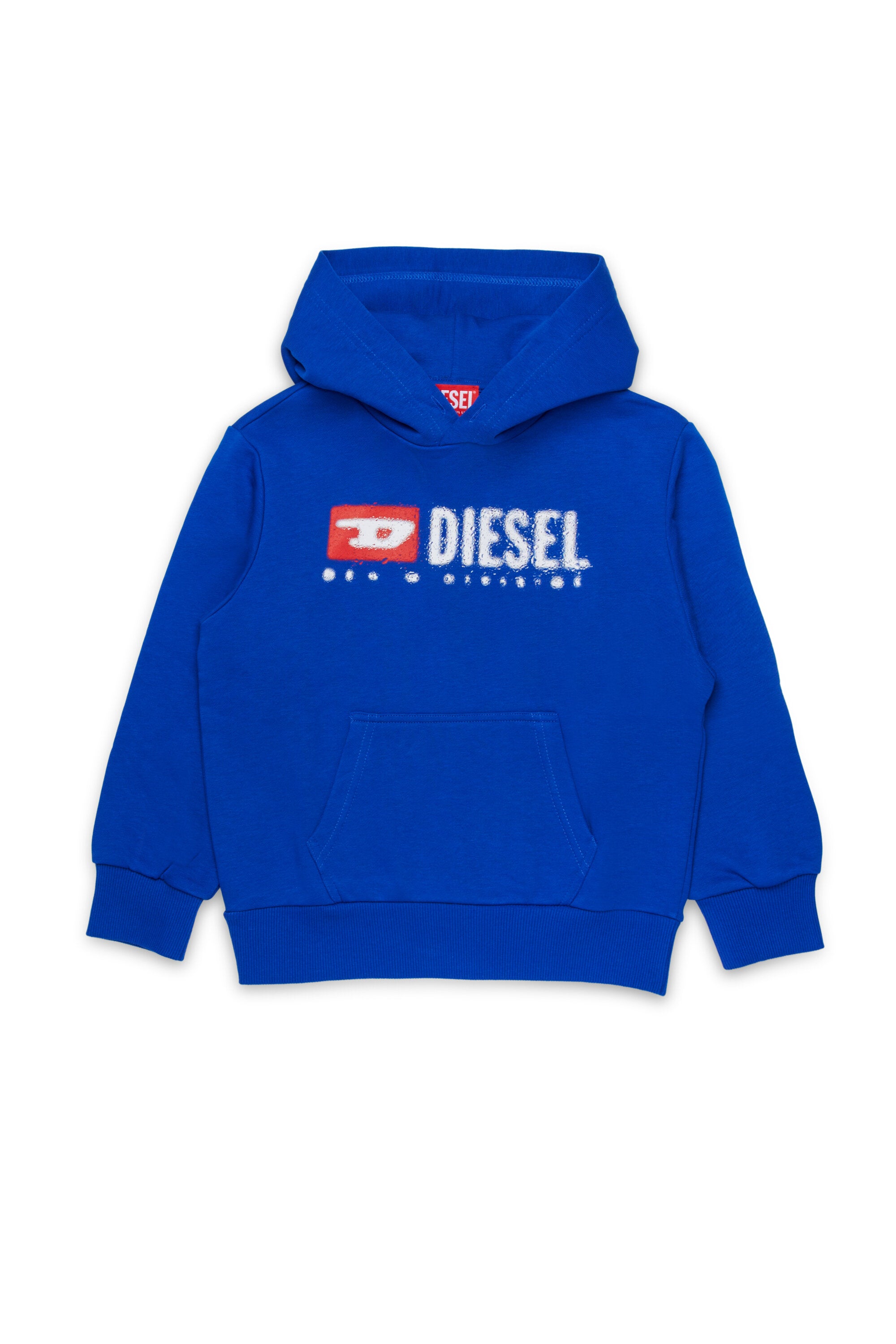 Diesel Denimロゴ入りフード付きスウェットシャツ