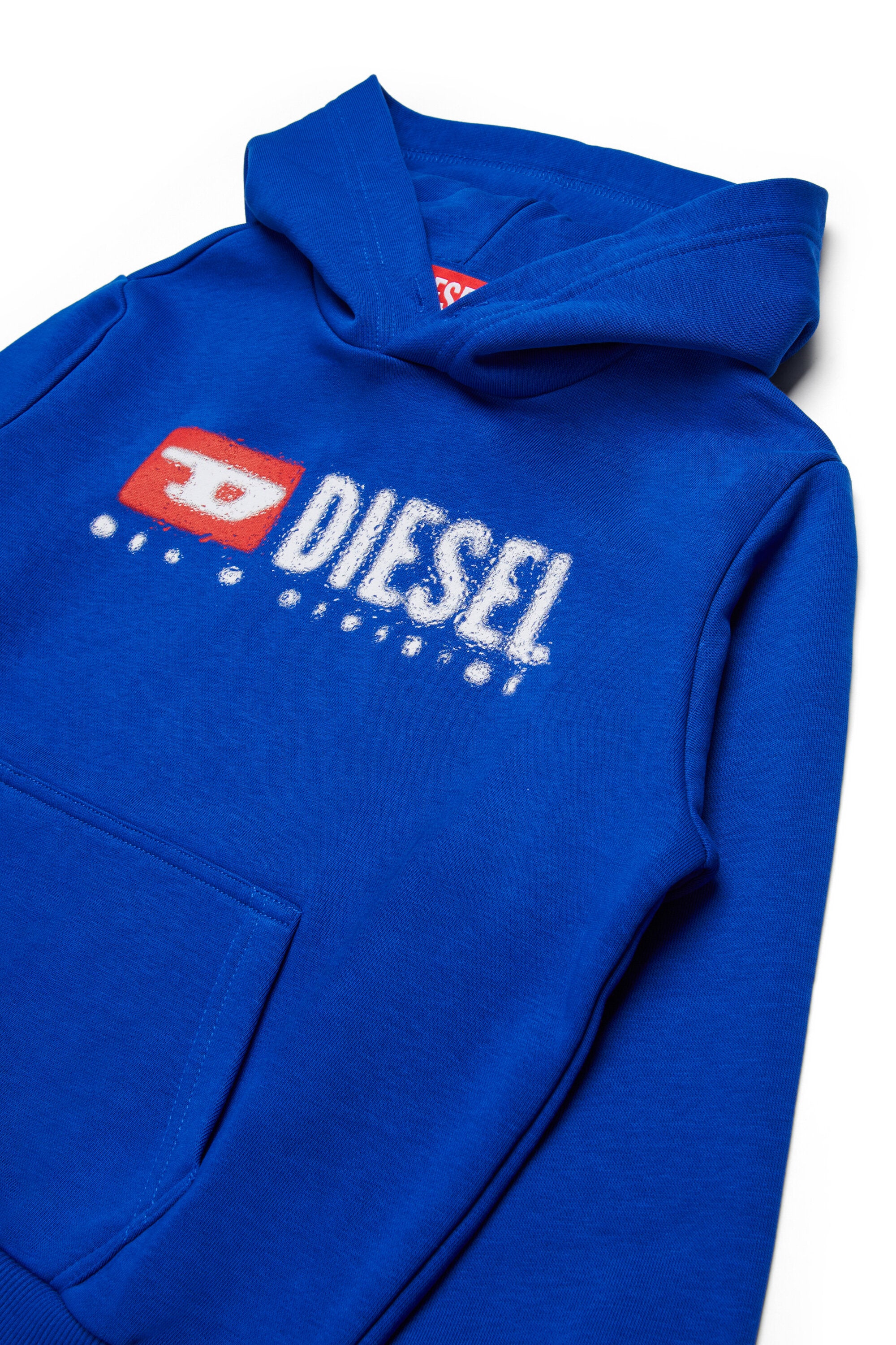 Diesel Denimロゴ入りフード付きスウェットシャツ