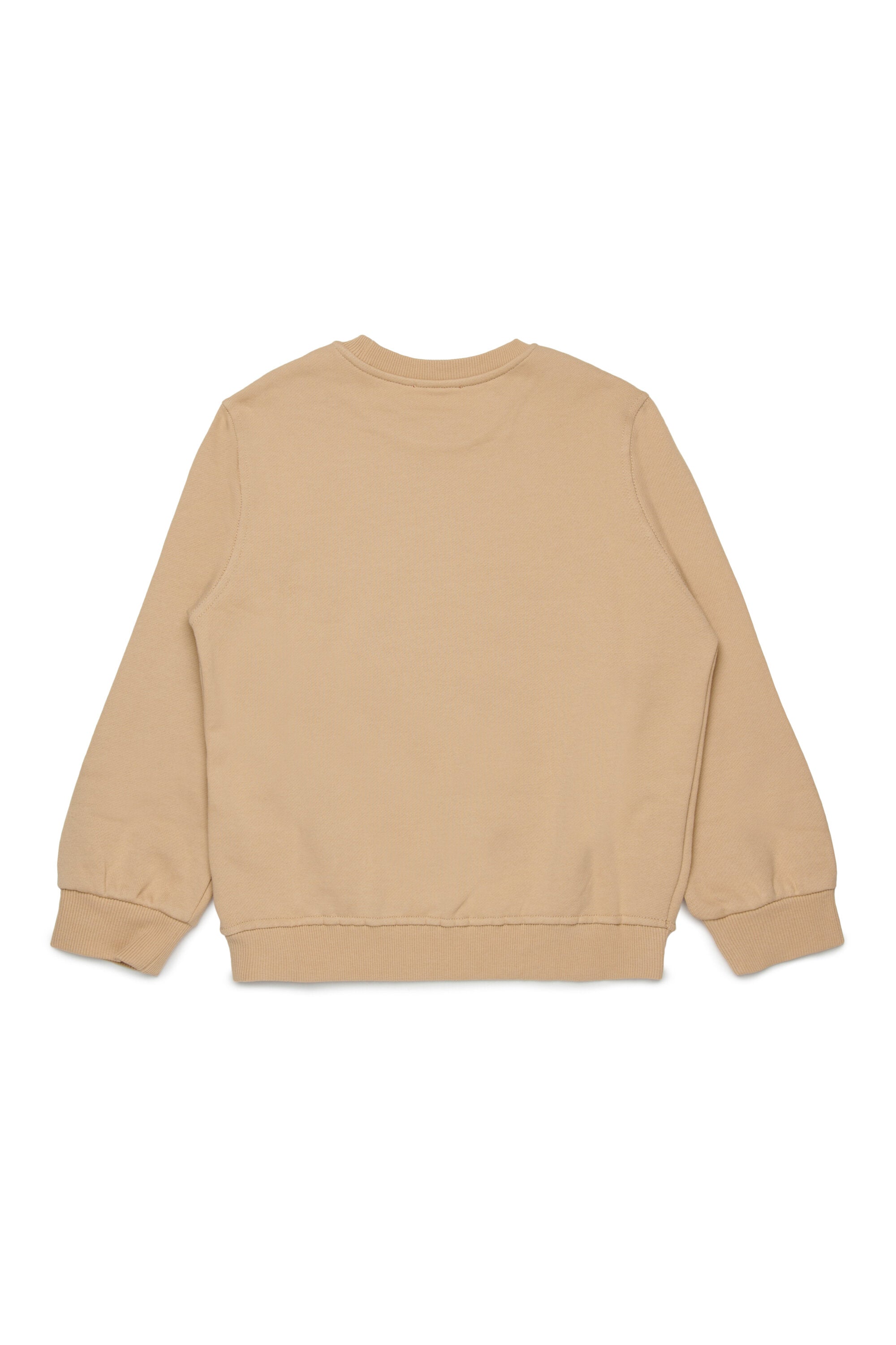 Crew-neck sweatshirt with two-tone Oval D branded maxi logo