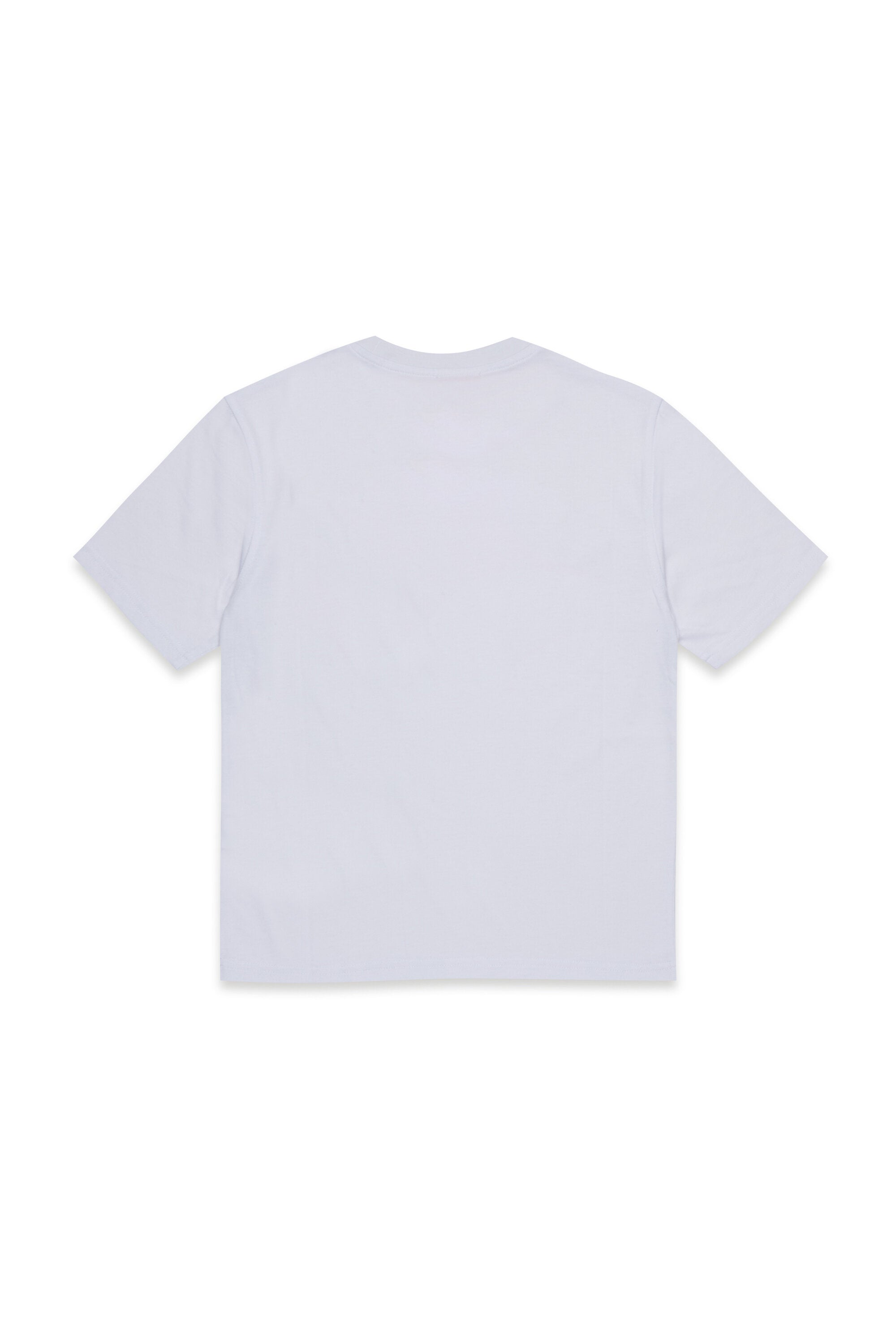 Cotton blend T-shirt branded with Glowing Oval D logo
