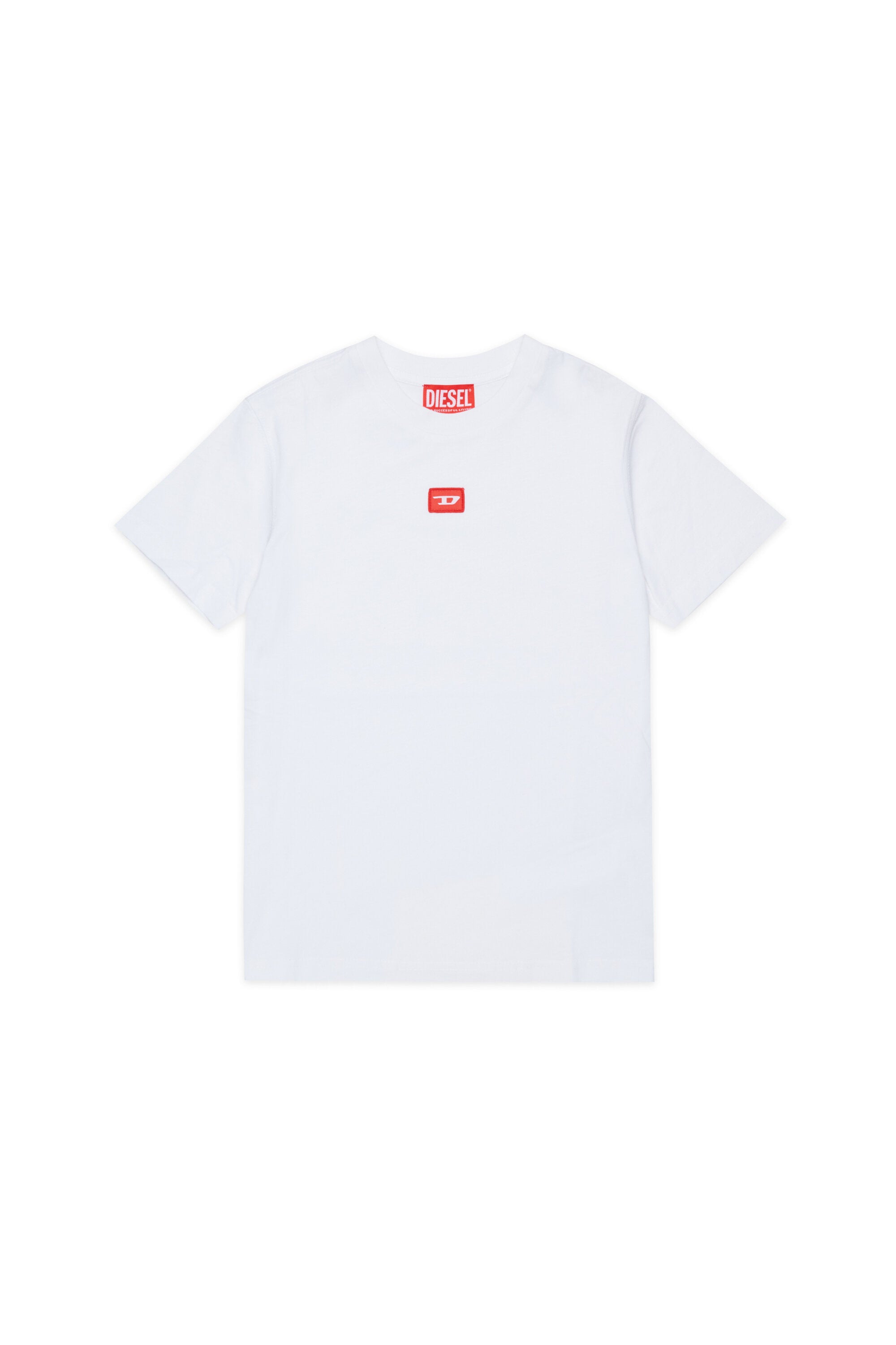 ジャージー素材Tシャツ(赤Dパッチ付き