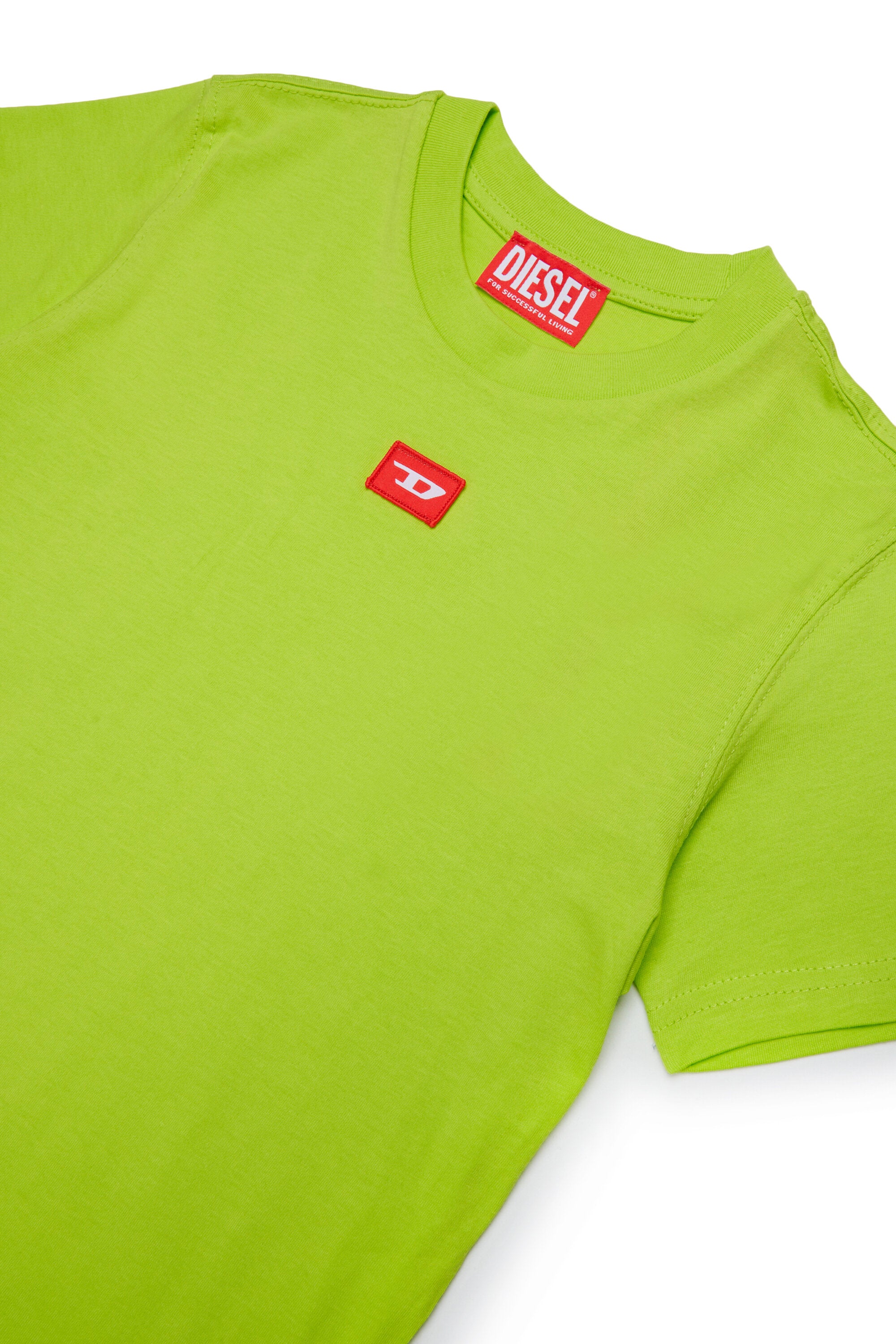 ジャージー素材Tシャツ(赤Dパッチ付き