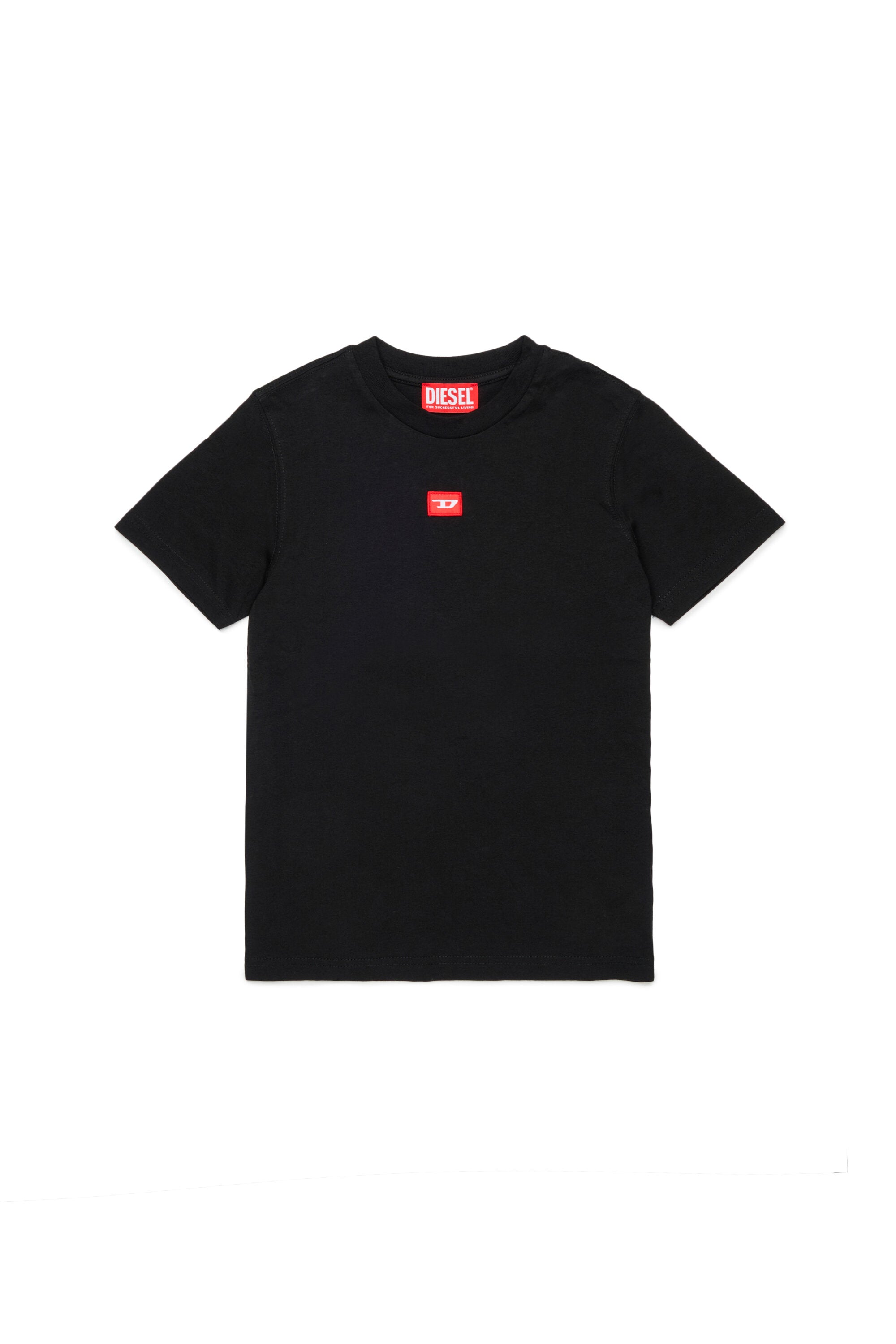 ジャージー素材Tシャツ(赤Dパッチ付き