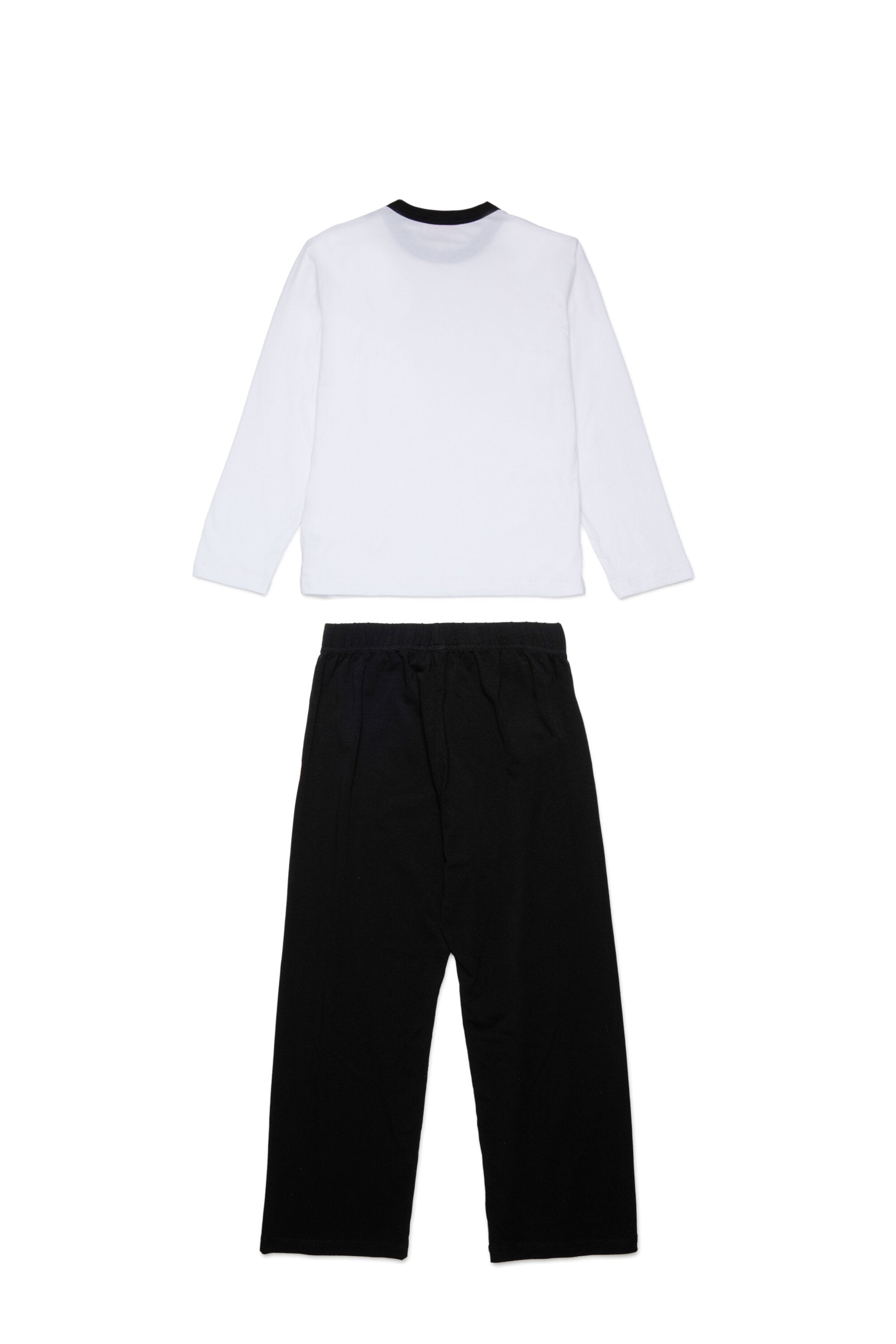 ロゴ入りストレッチジャージー素材のパジャマ