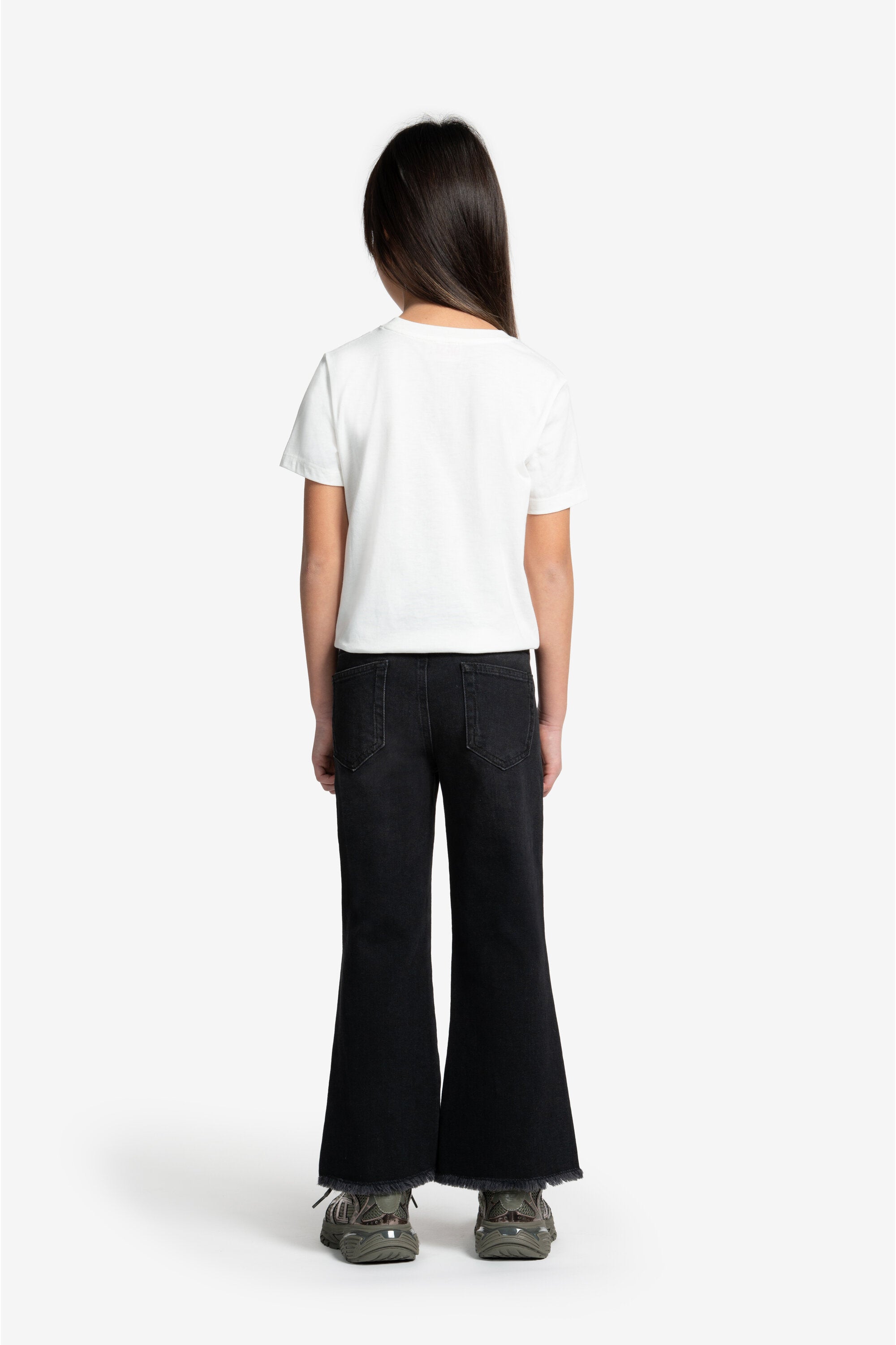 ブラックシェイドブーツカットジーンズ - D-Prilla