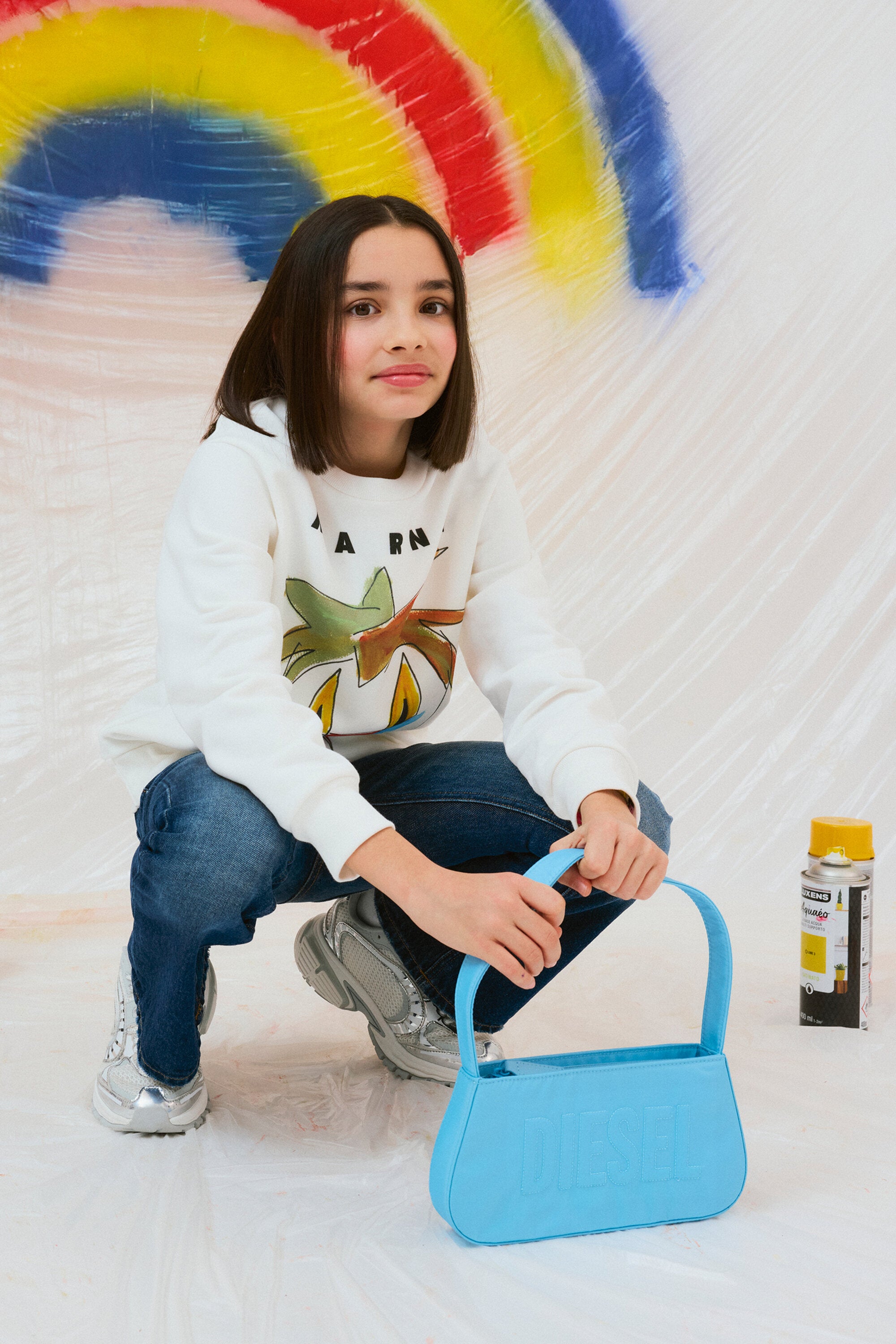 DIESELロゴ入りブランドバッグ「WDELIA