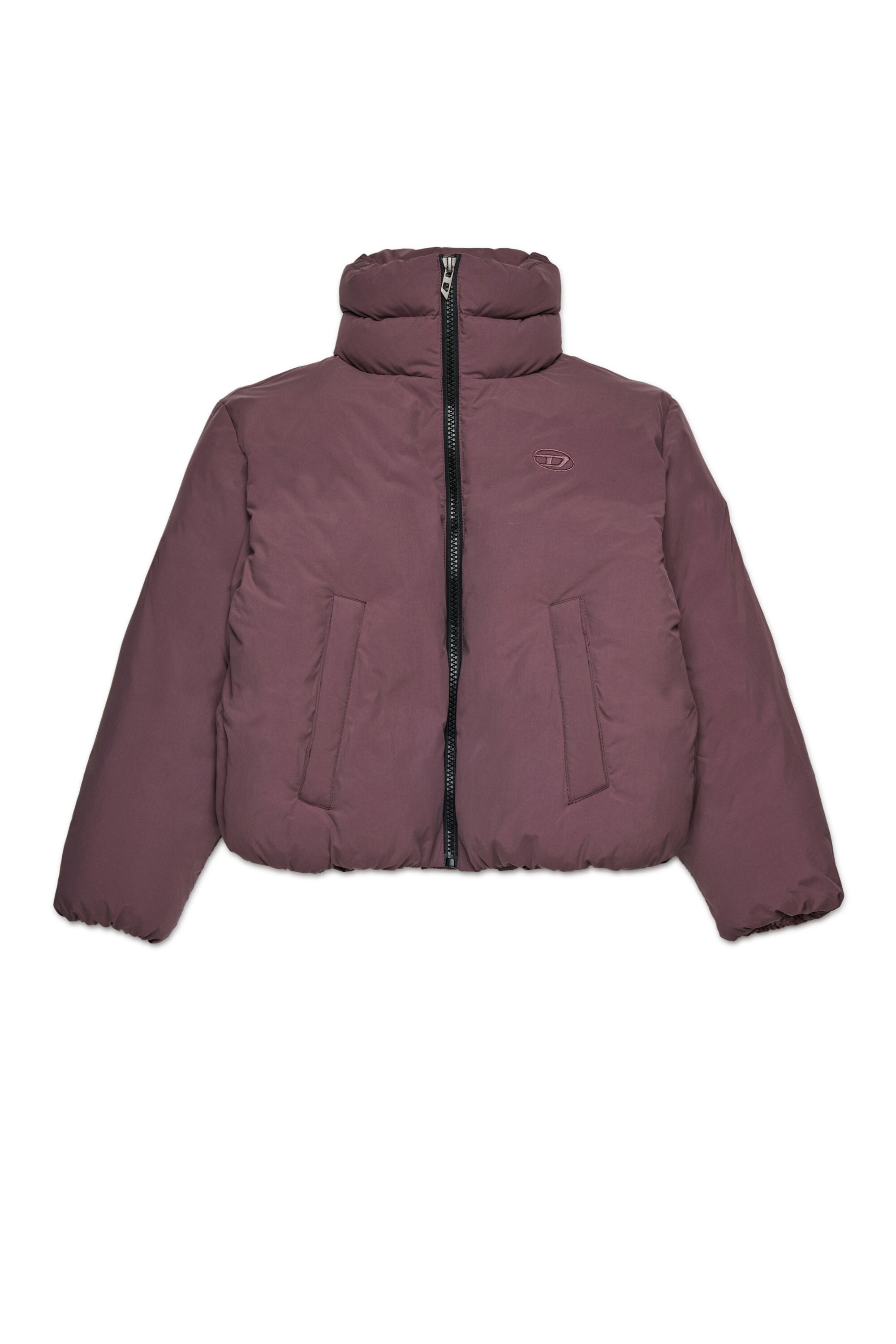 Puffy padded jacket with matte finish