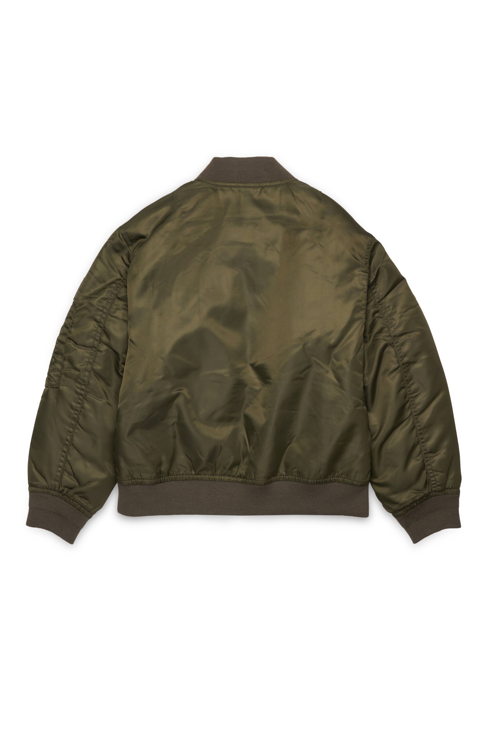 Bomber jacket with logo and zipped pockets