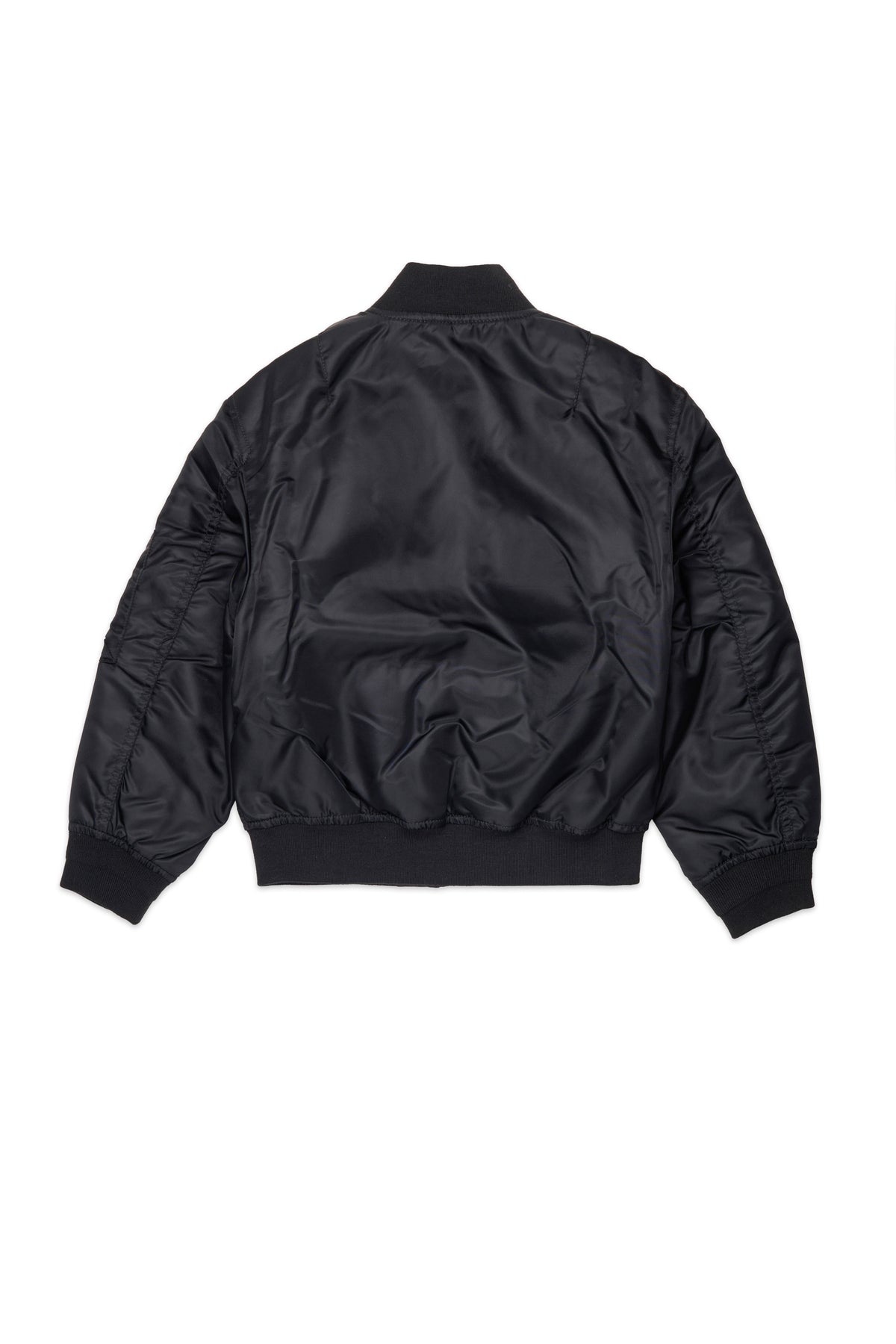 Bomber jacket with logo and zipped pockets