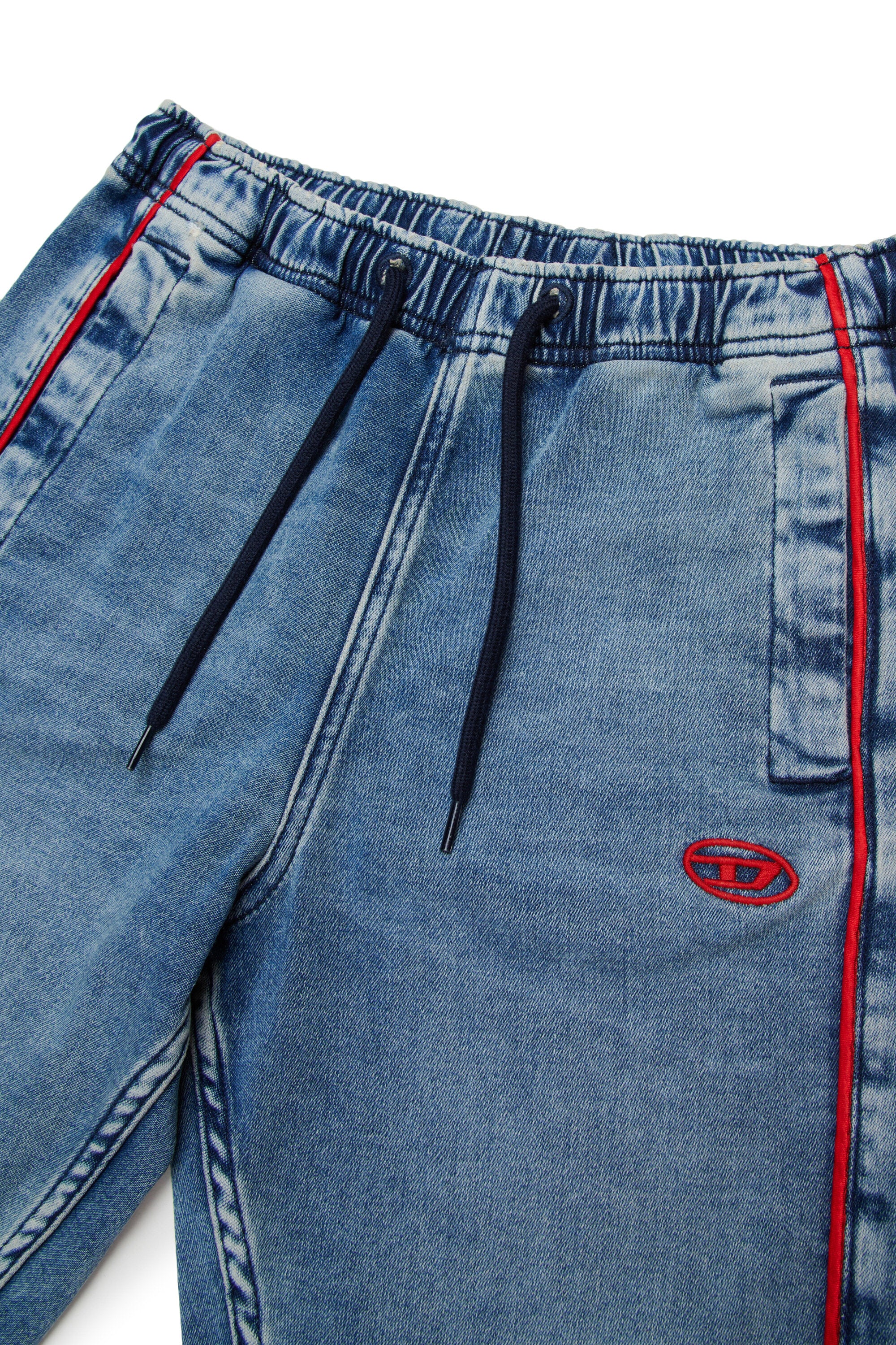 JoggJeans® denim shorts with logo - Axor