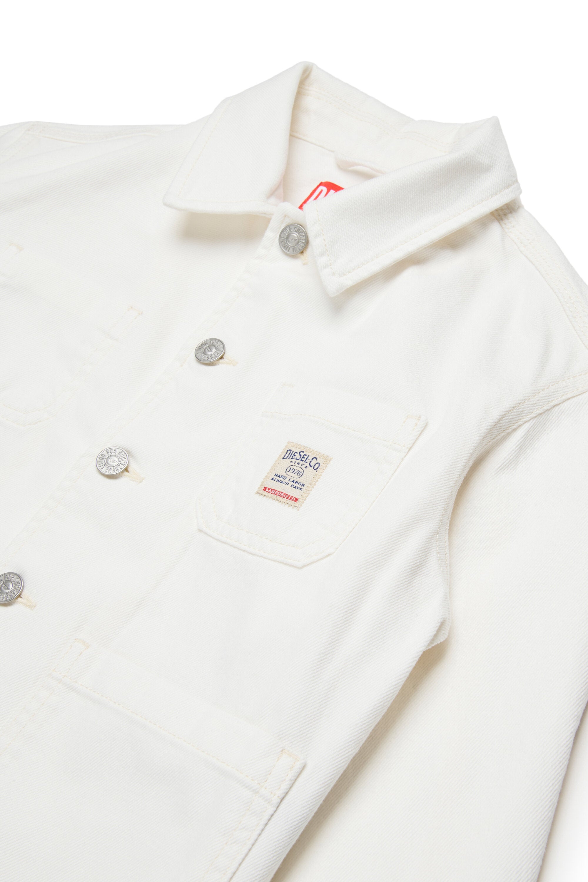 ロゴ入りデニムジャケット