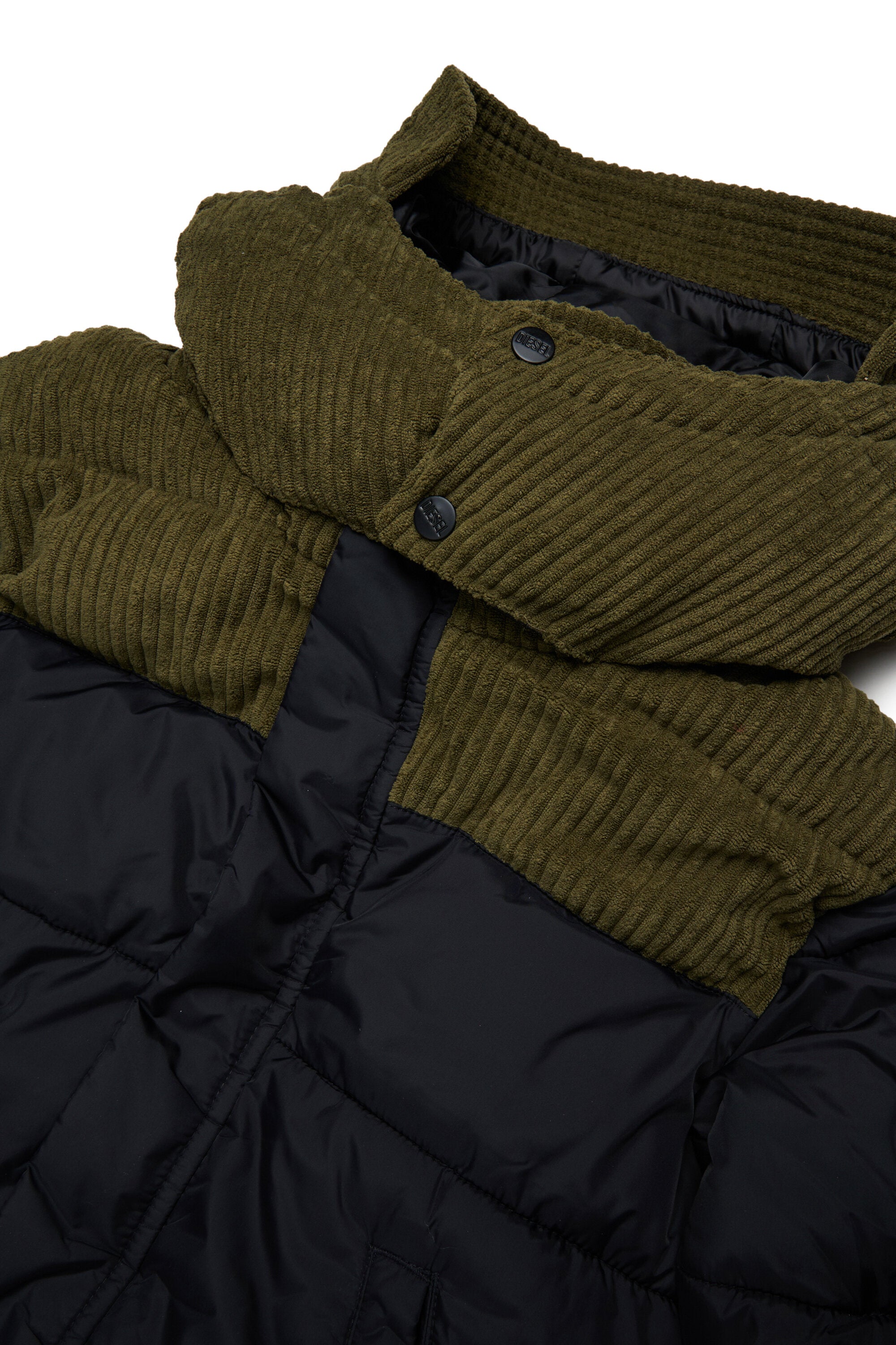 Padded jacket with logo