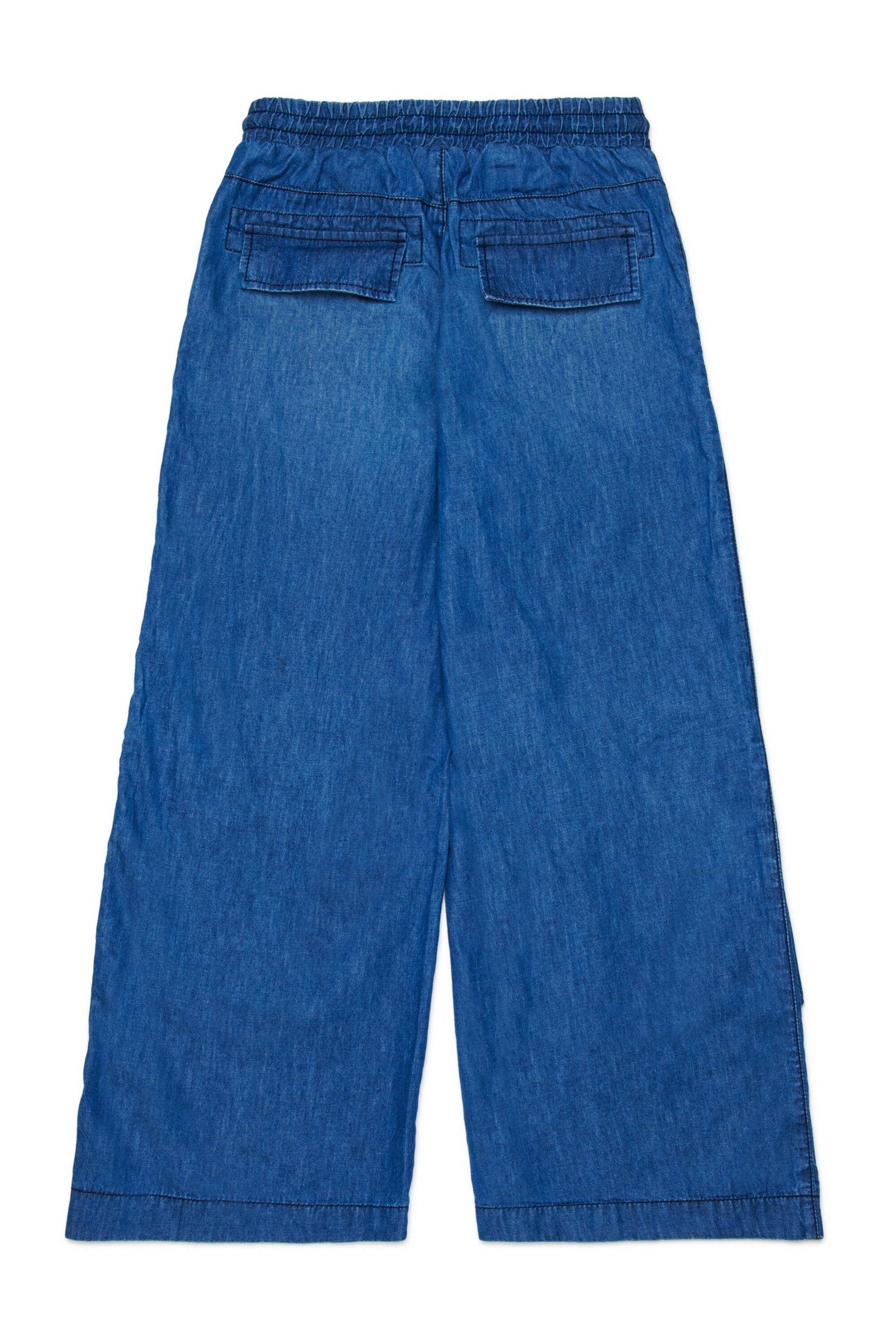 Relaxed fit jeans in medium blue wash - D-Kaith