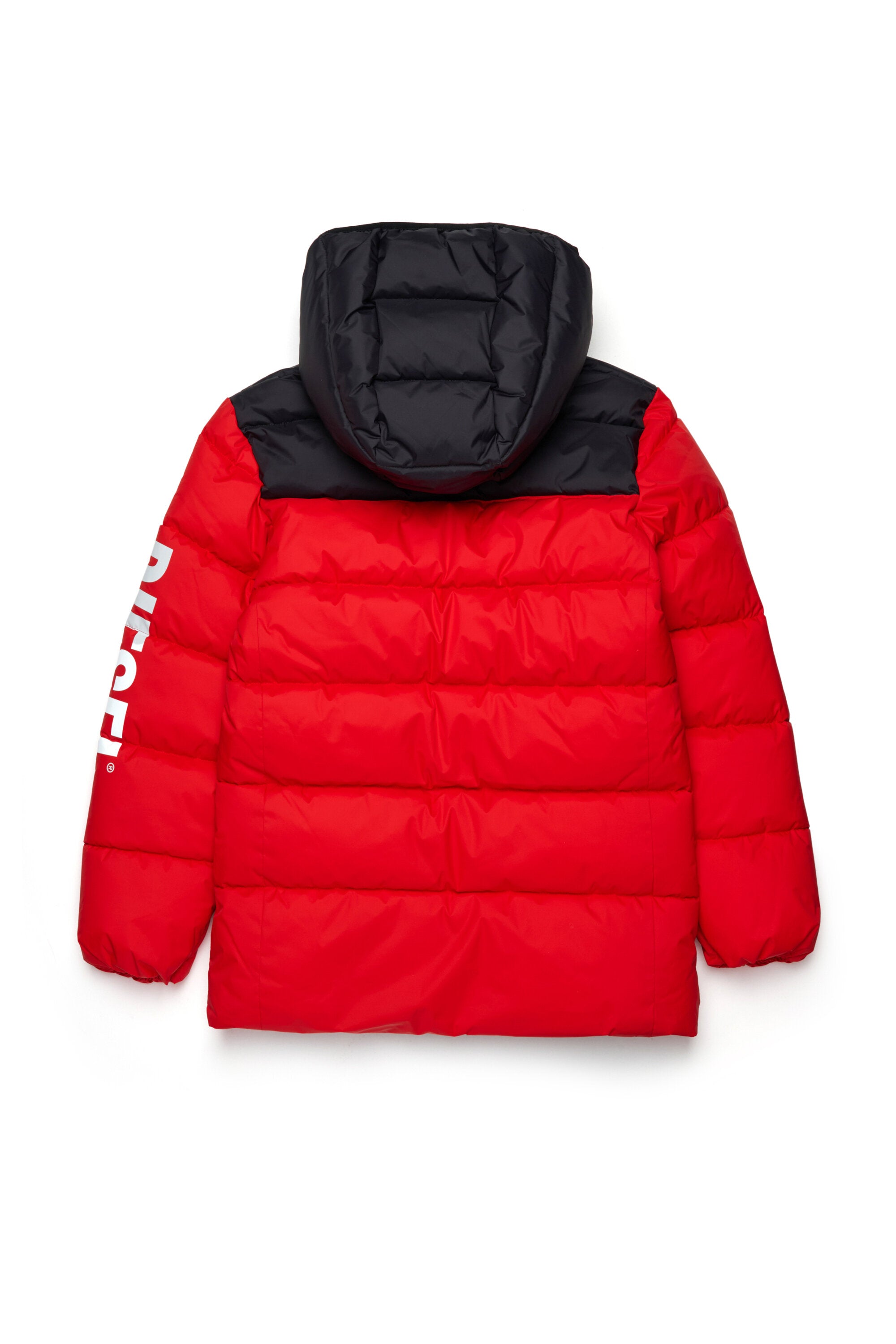 Padded jacket with logo