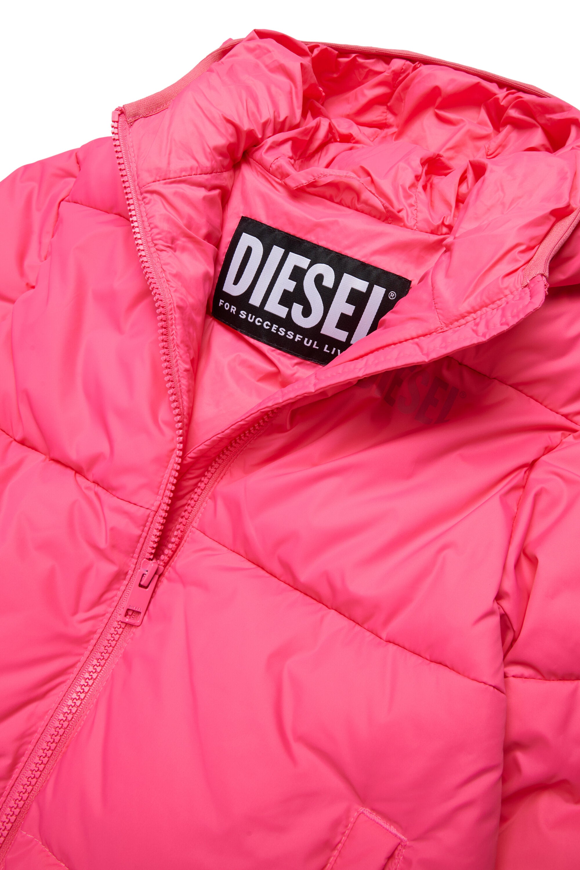 Padded jacket with logo