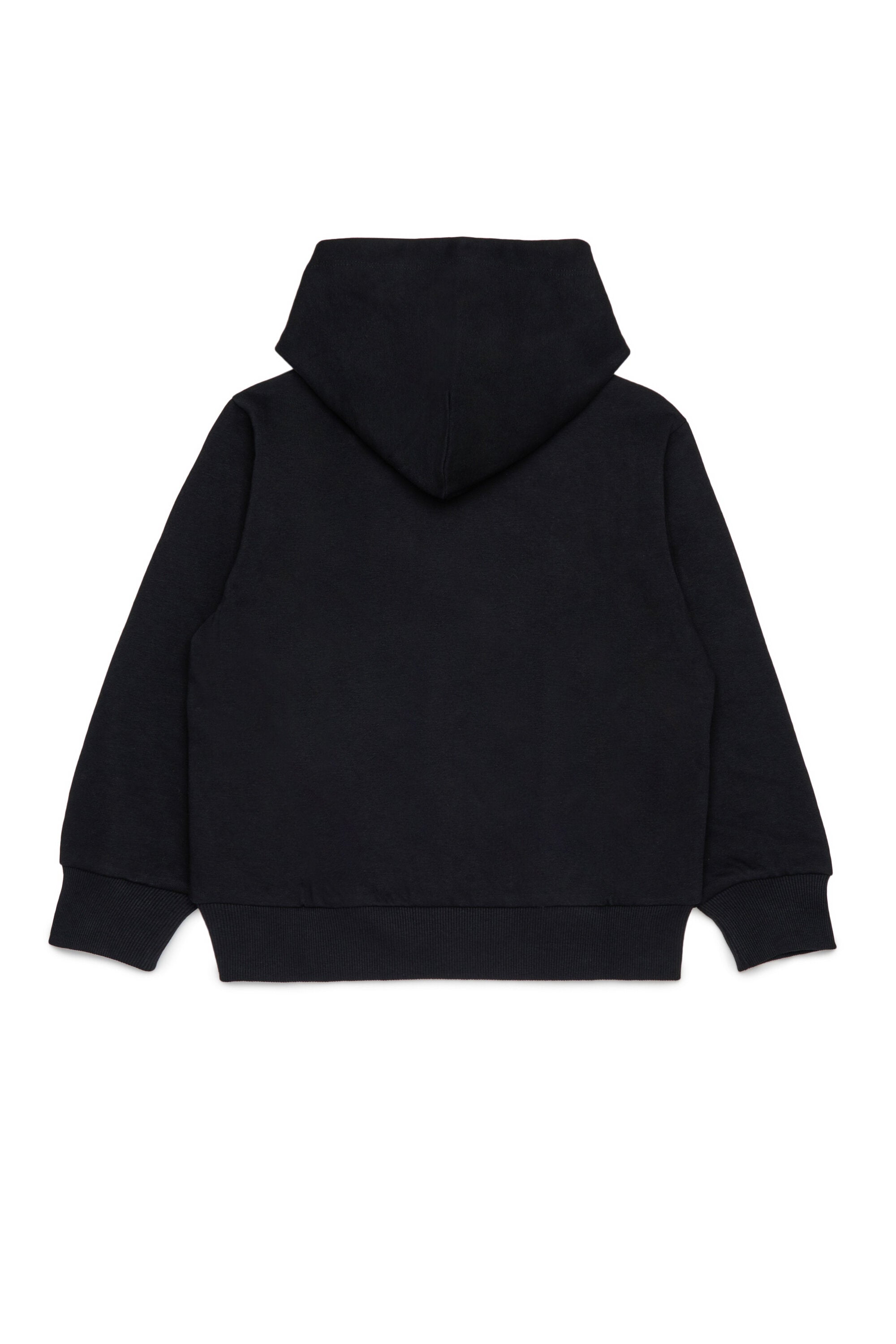 ディーゼルロゴが重なるスウェットシャツ