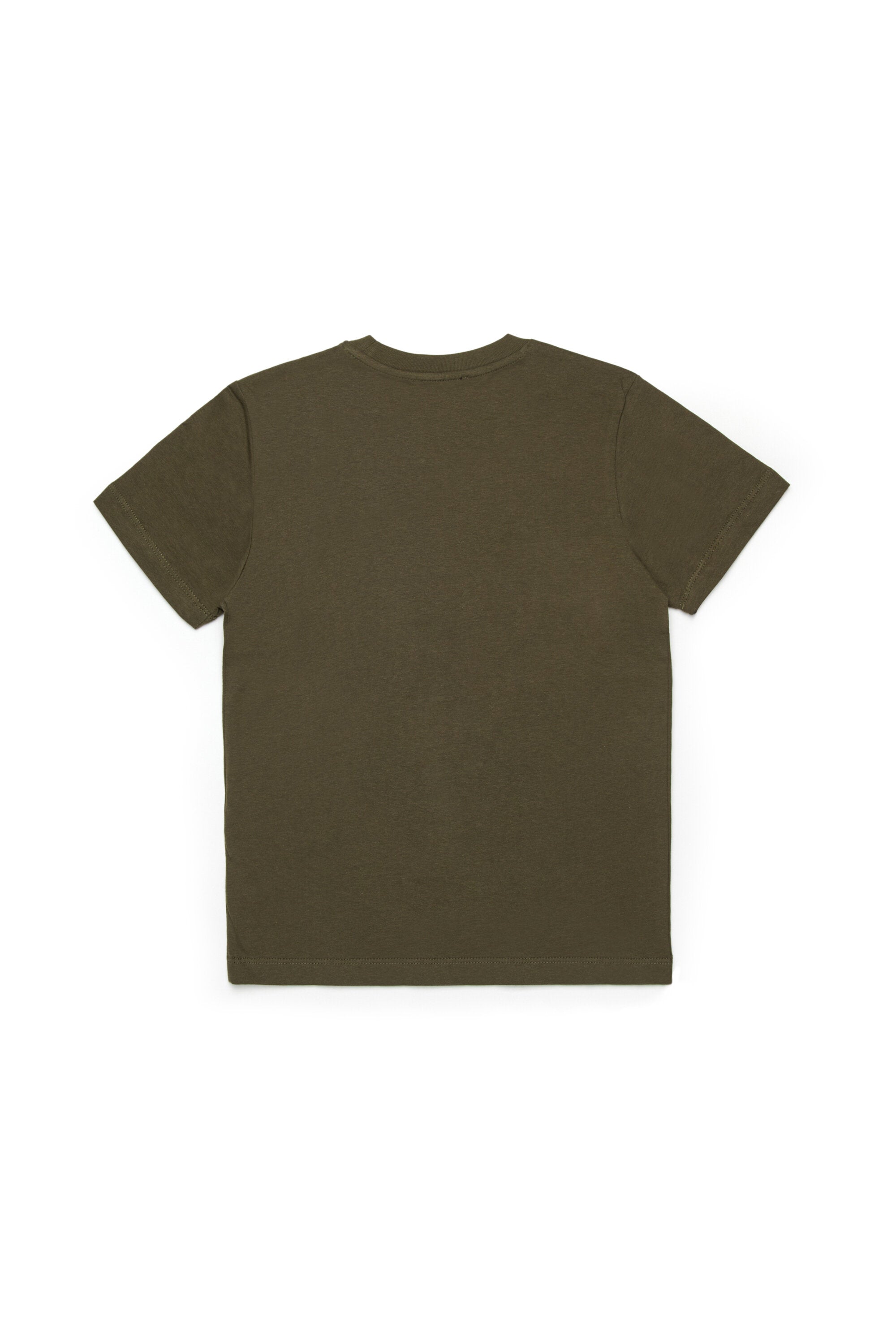 マルチカラーのロゴ入りTシャツ