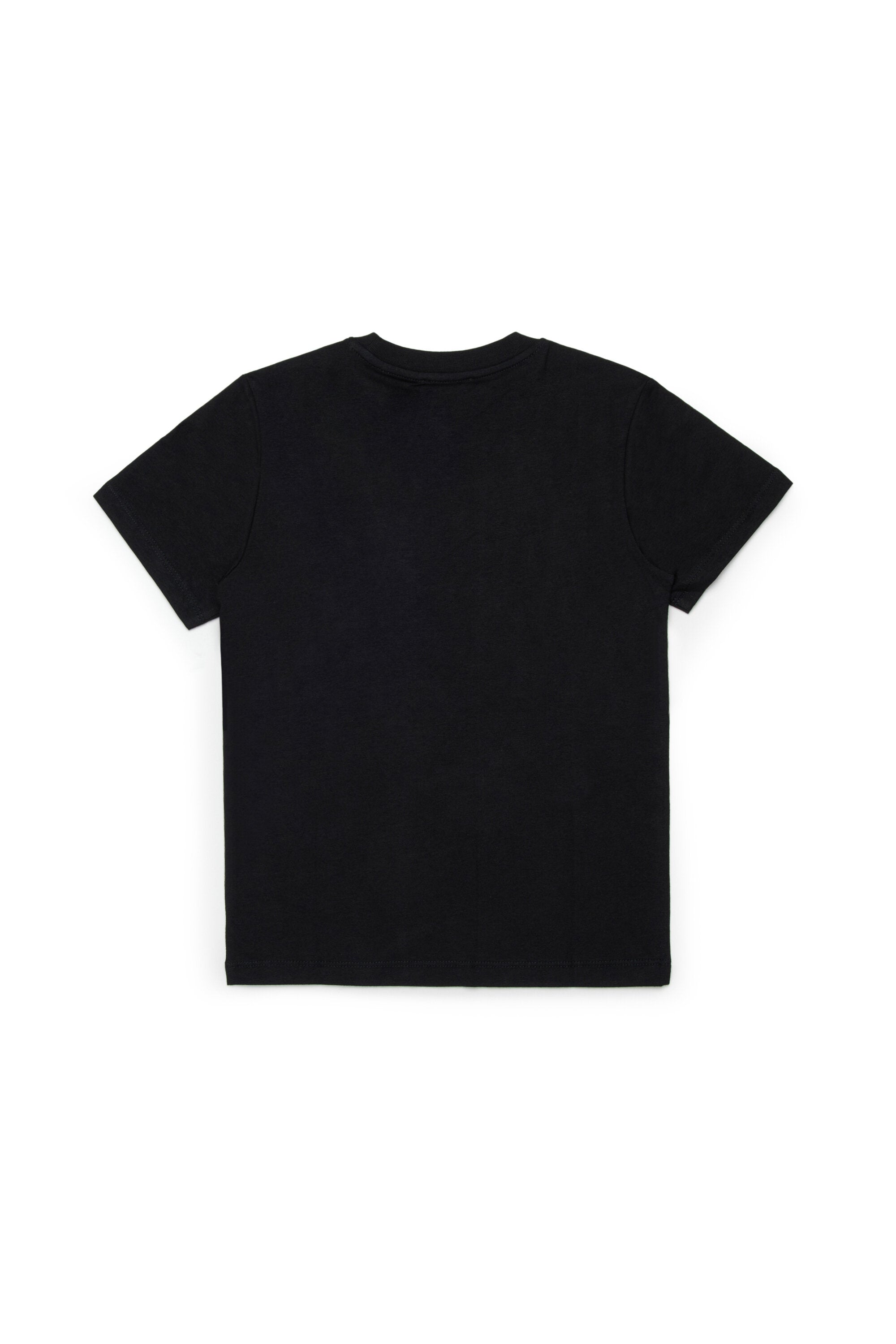 マルチカラーのロゴ入りTシャツ