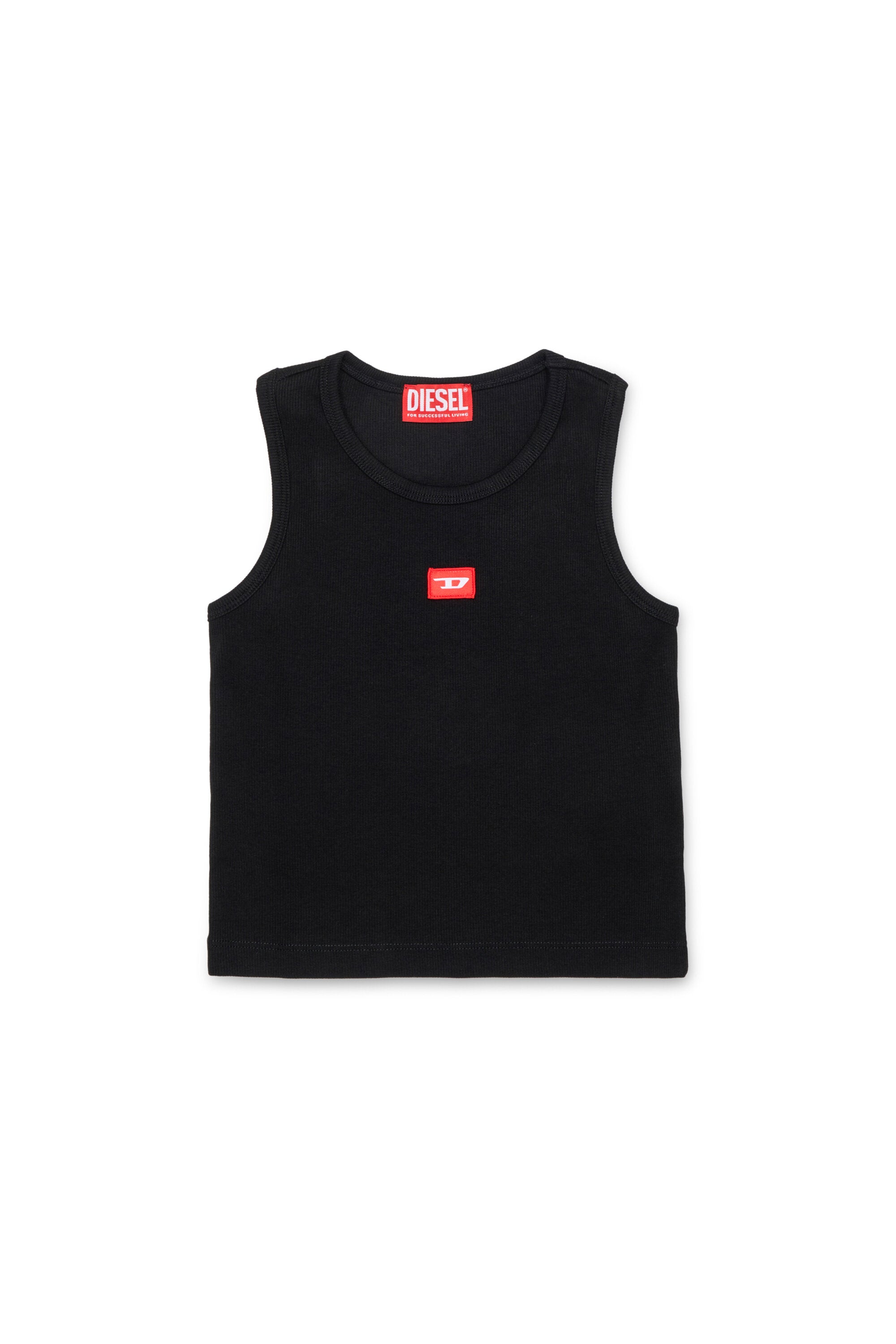 ロゴ入りノースリーブTシャツ