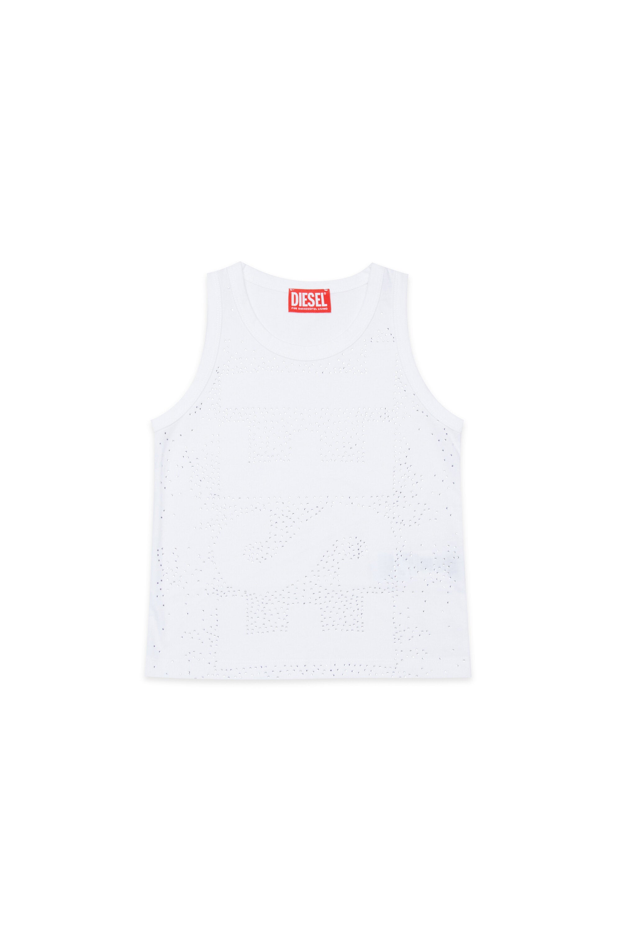 ロゴ入りノースリーブTシャツ