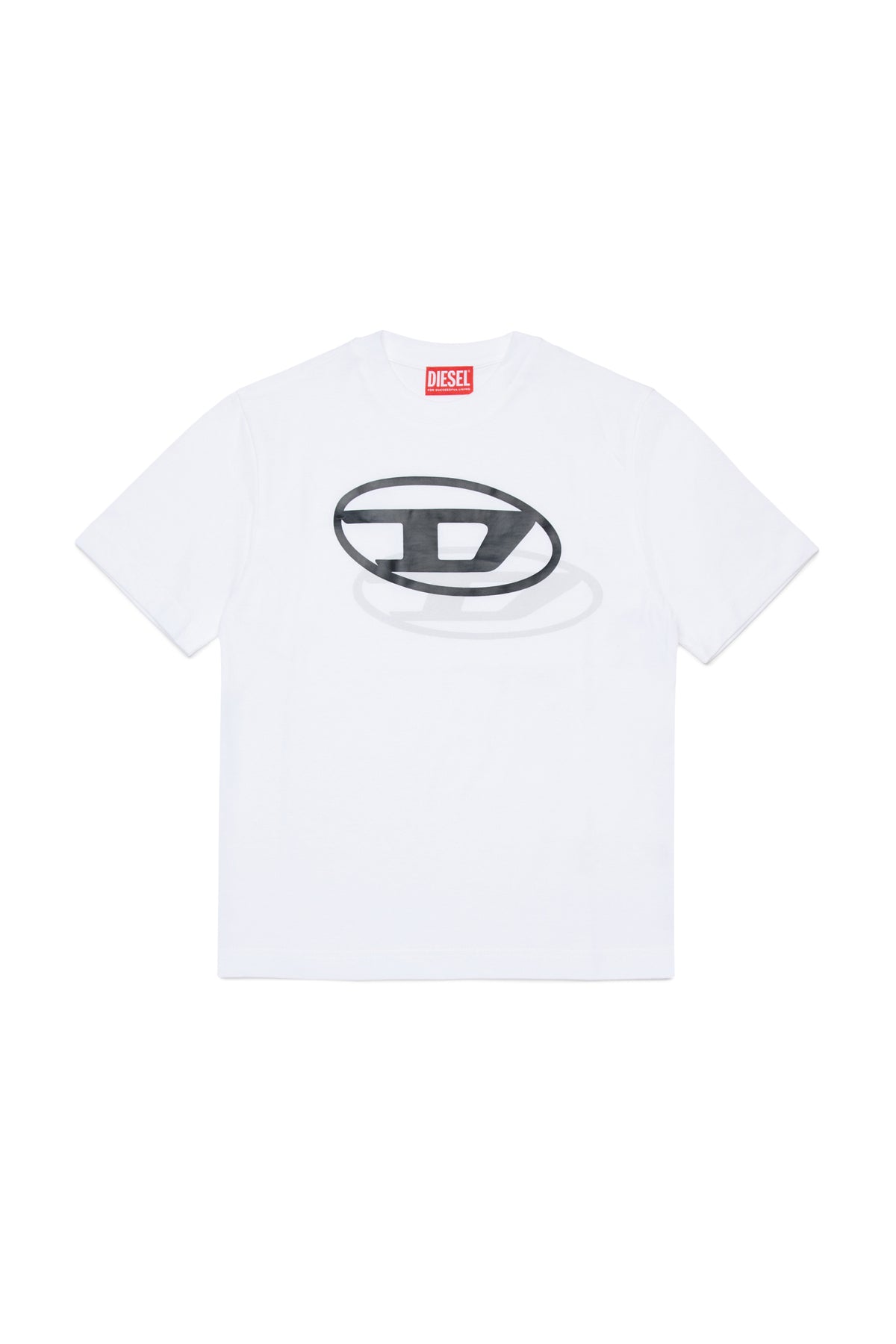 オーバルDロゴプリントTシャツ