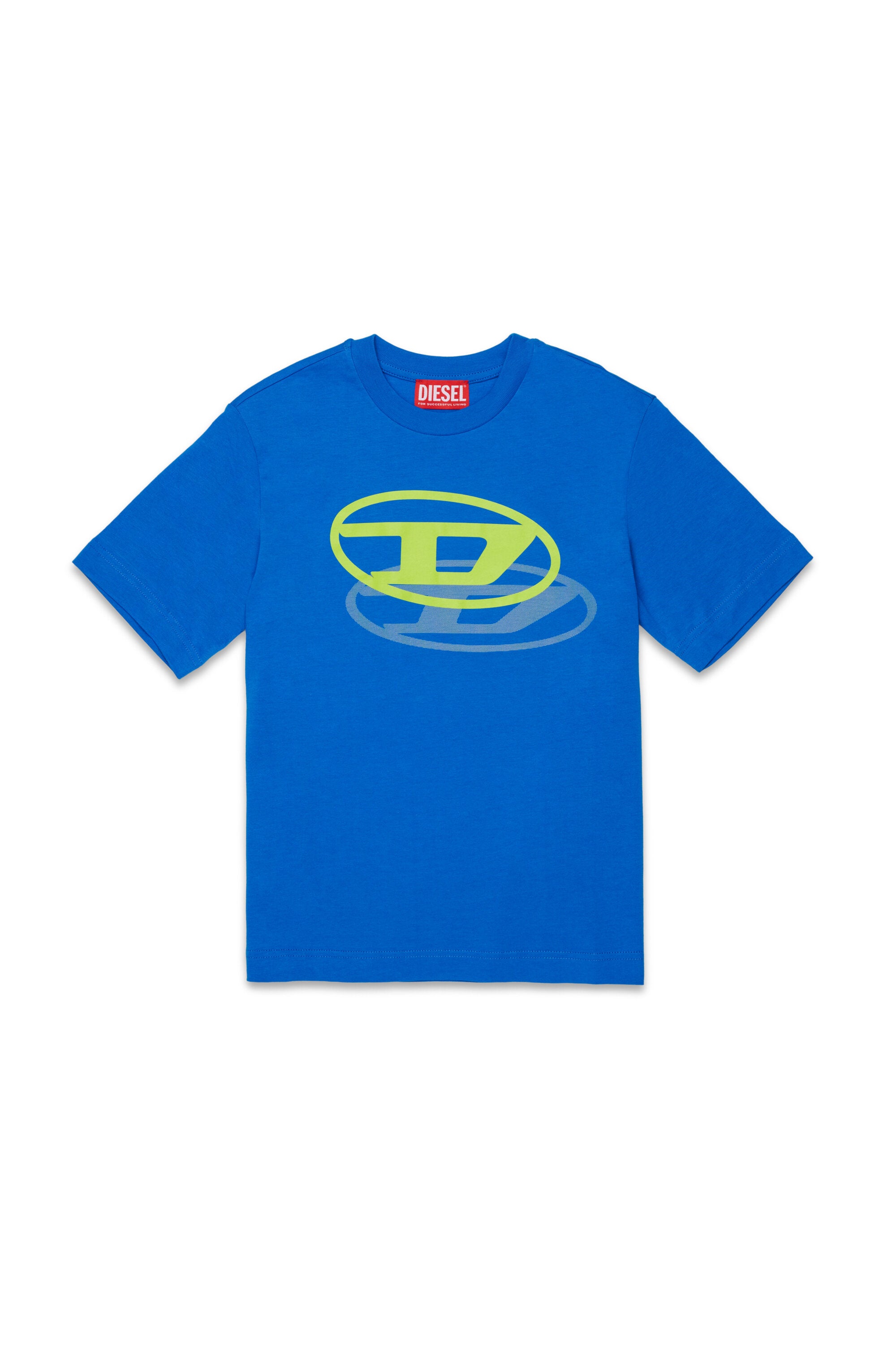 オーバルDロゴプリントTシャツ
