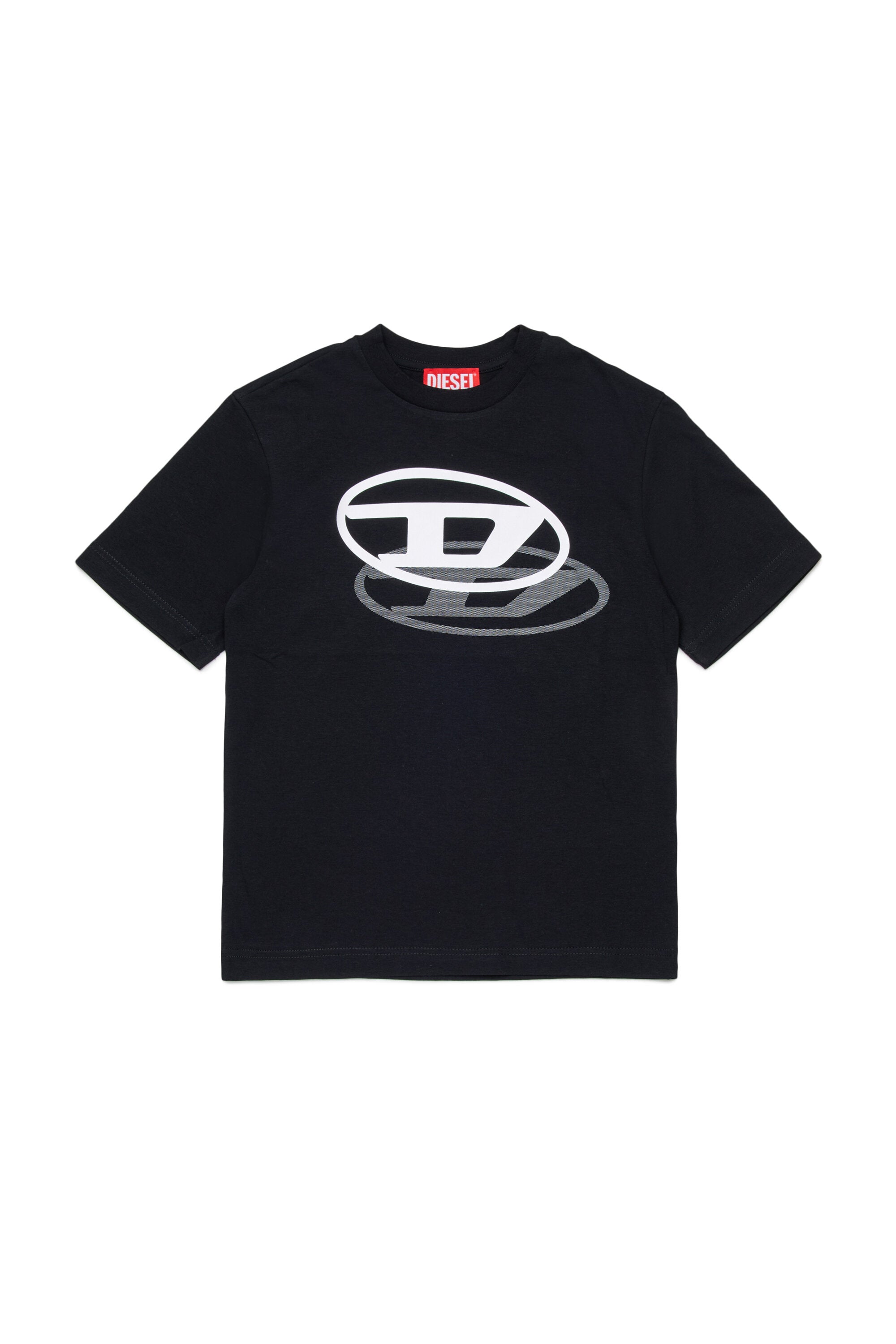 オーバルDロゴプリントTシャツ