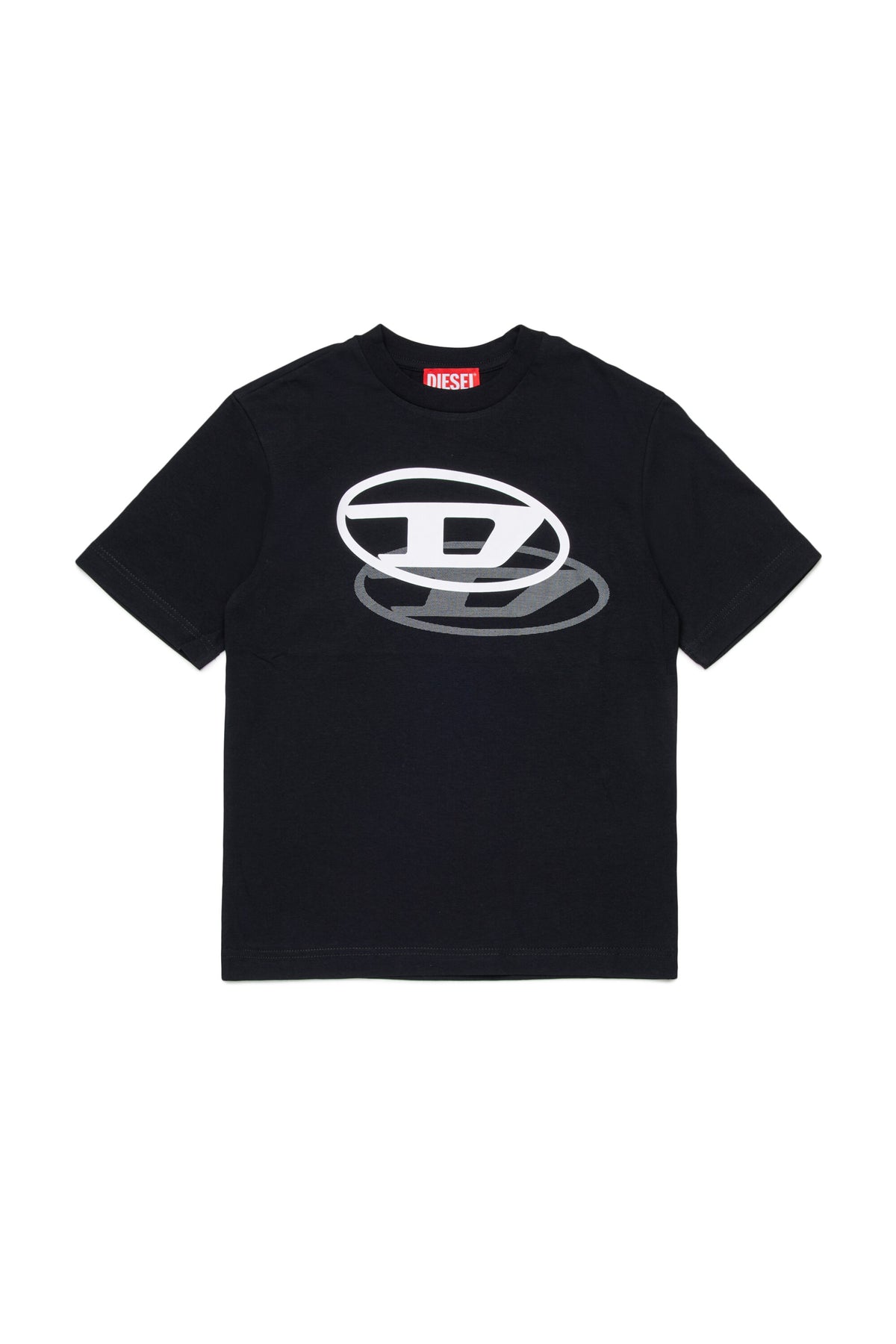 オーバルDロゴプリントTシャツ