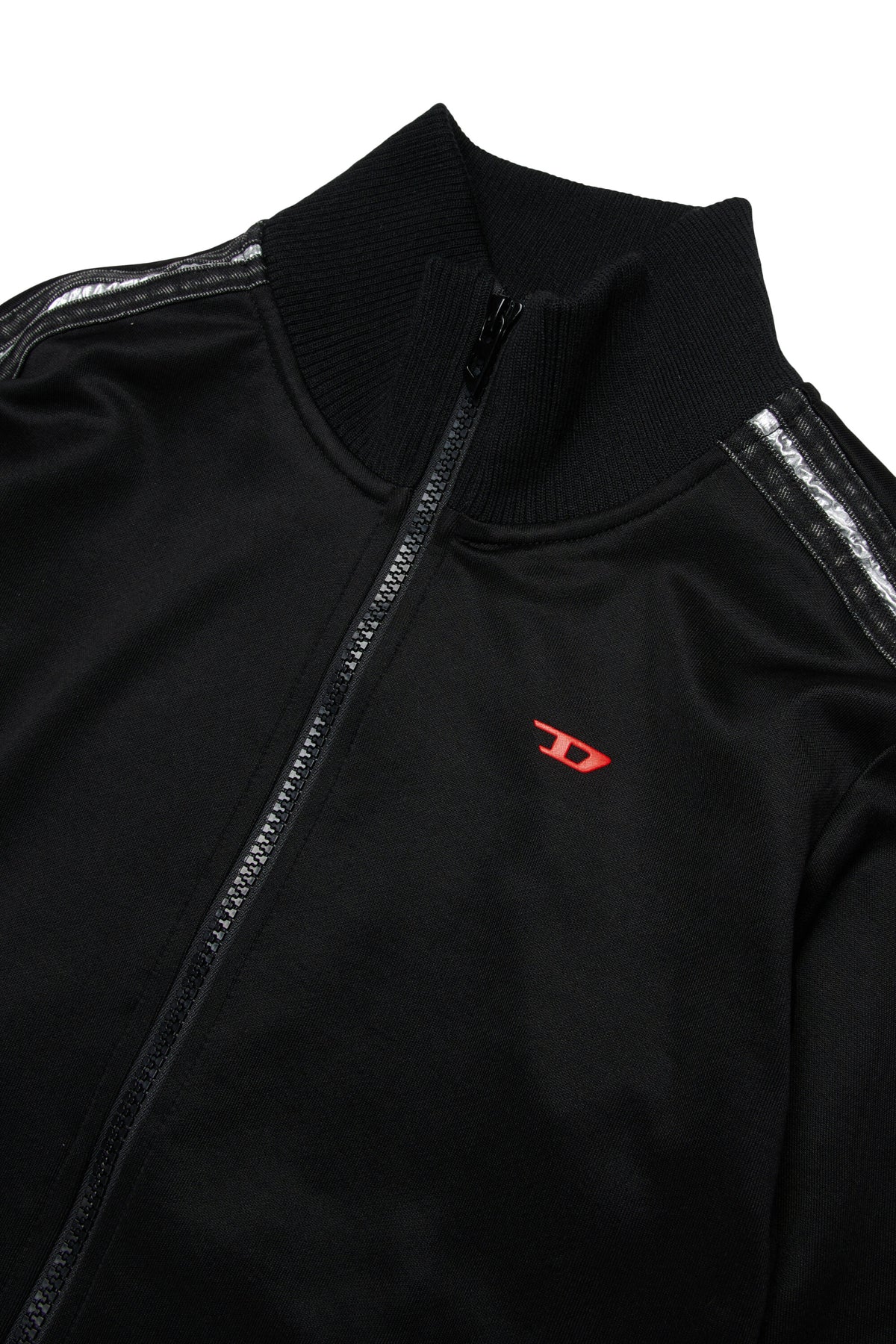 ロゴ入りフルジップスウェット