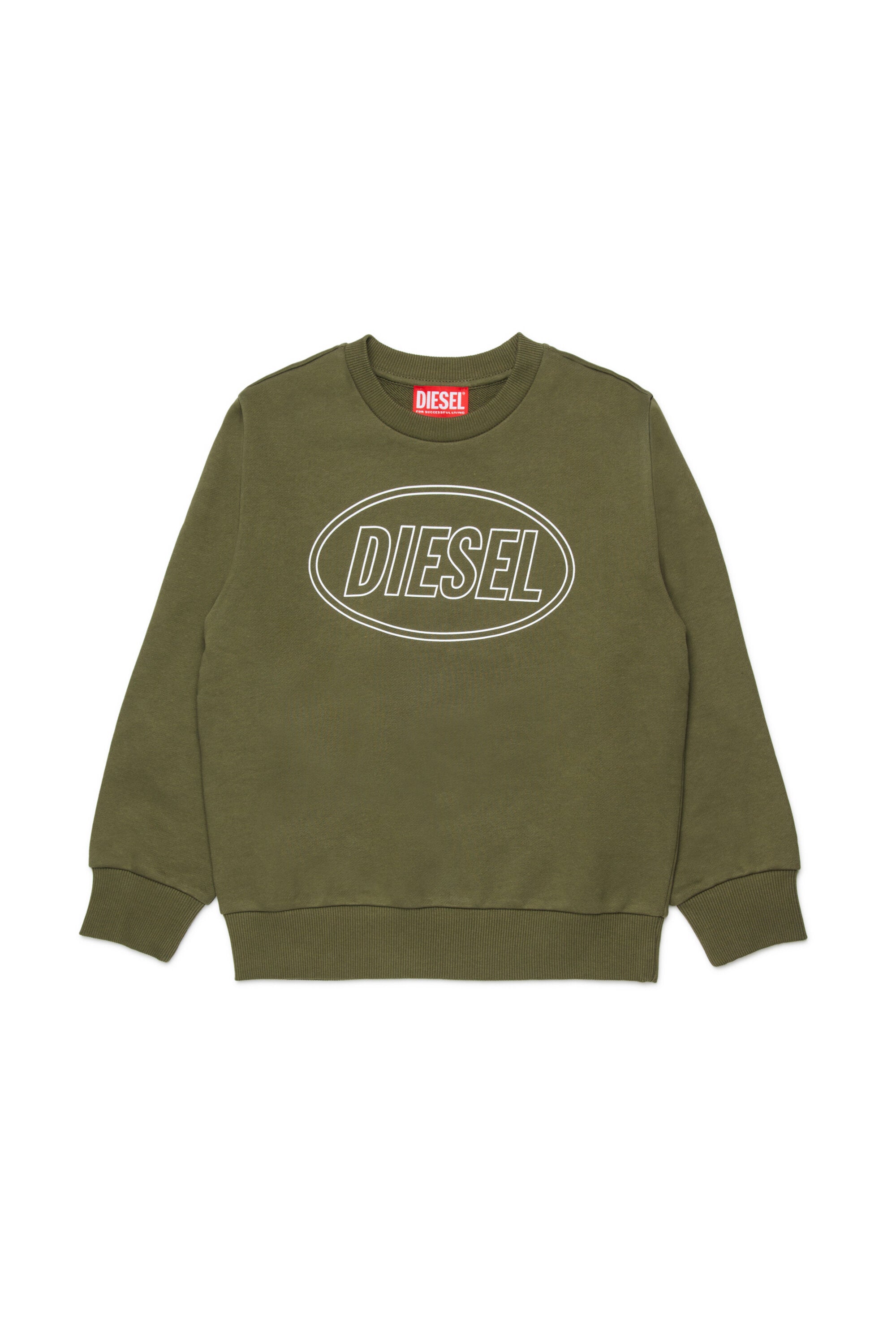 Crew neck sweatshirt with logo
