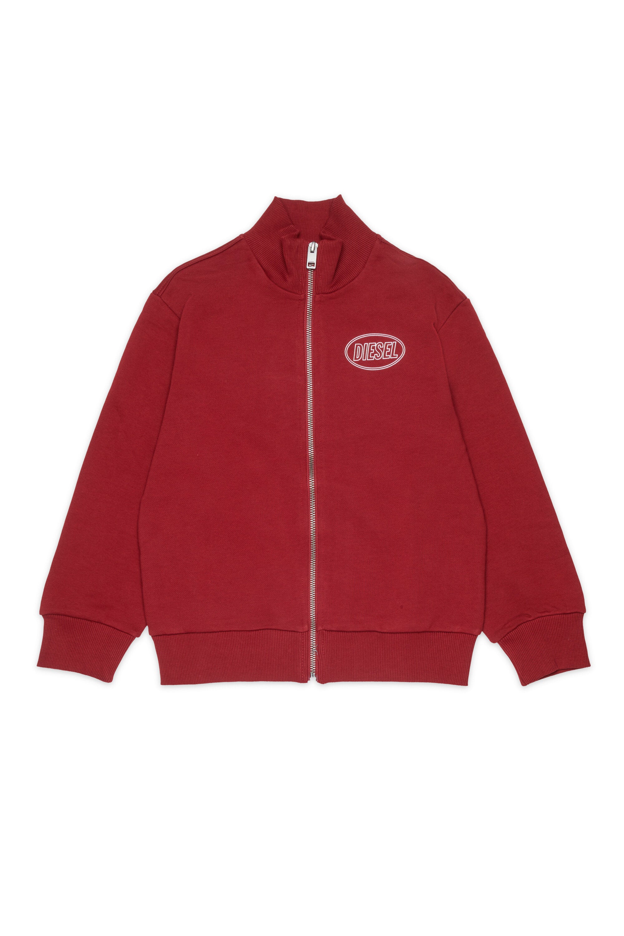 Full-zip sweatshirt with logo