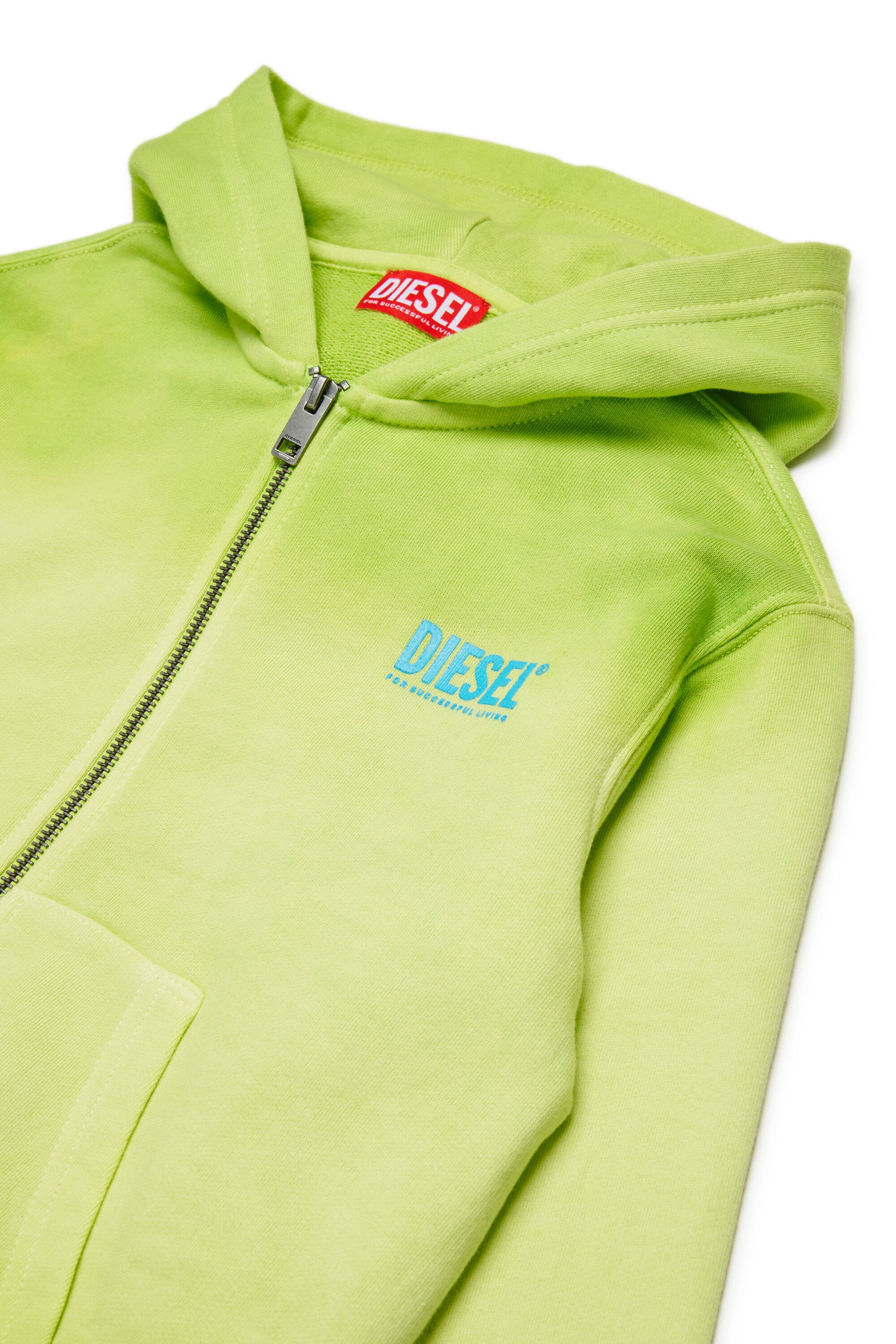 Fully zip sweatshirt with printed logo