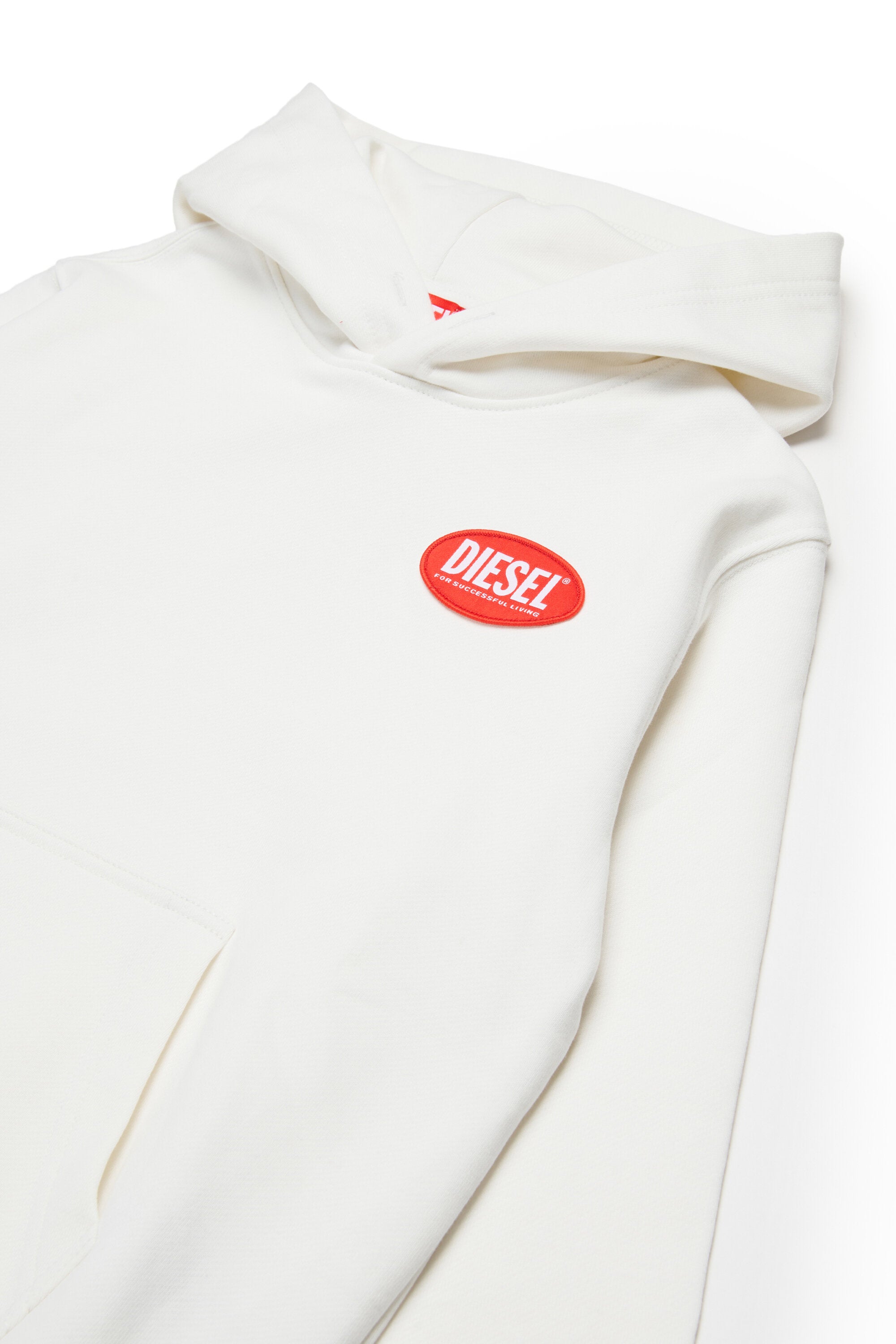 ディーゼルのオーバルラベル付きスウェットシャツ