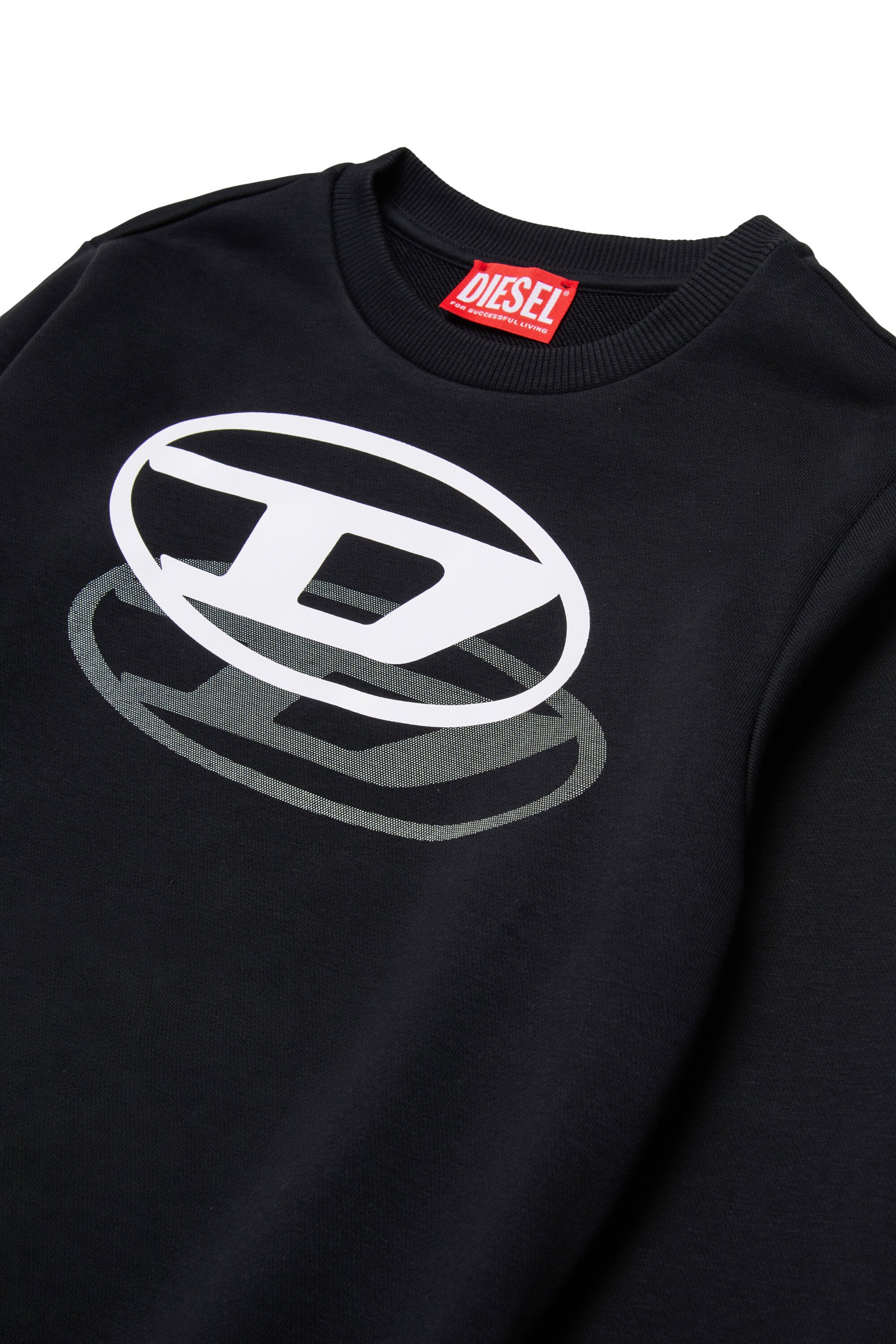 ロゴ入りクルーネックスウェット