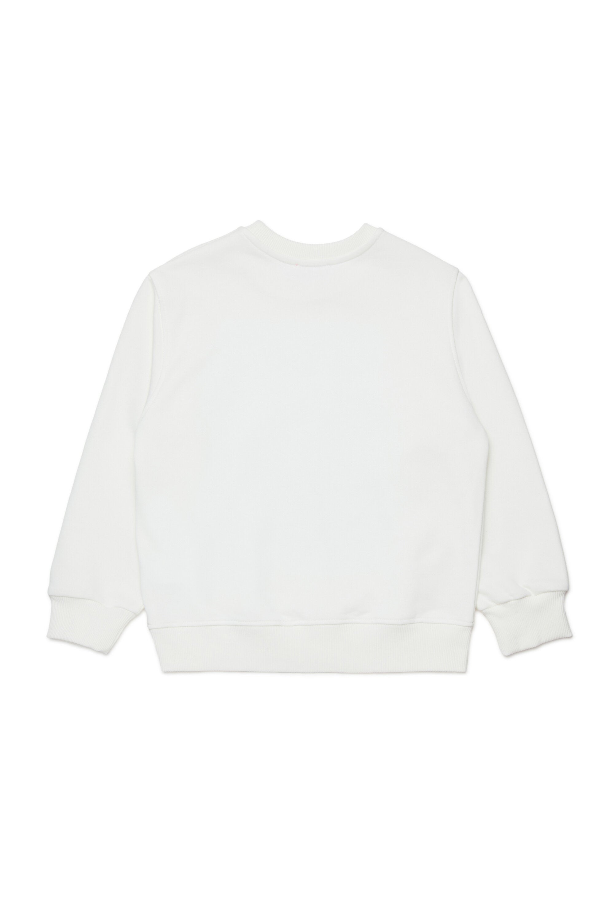 ロゴプリント入りクルーネックスウェット