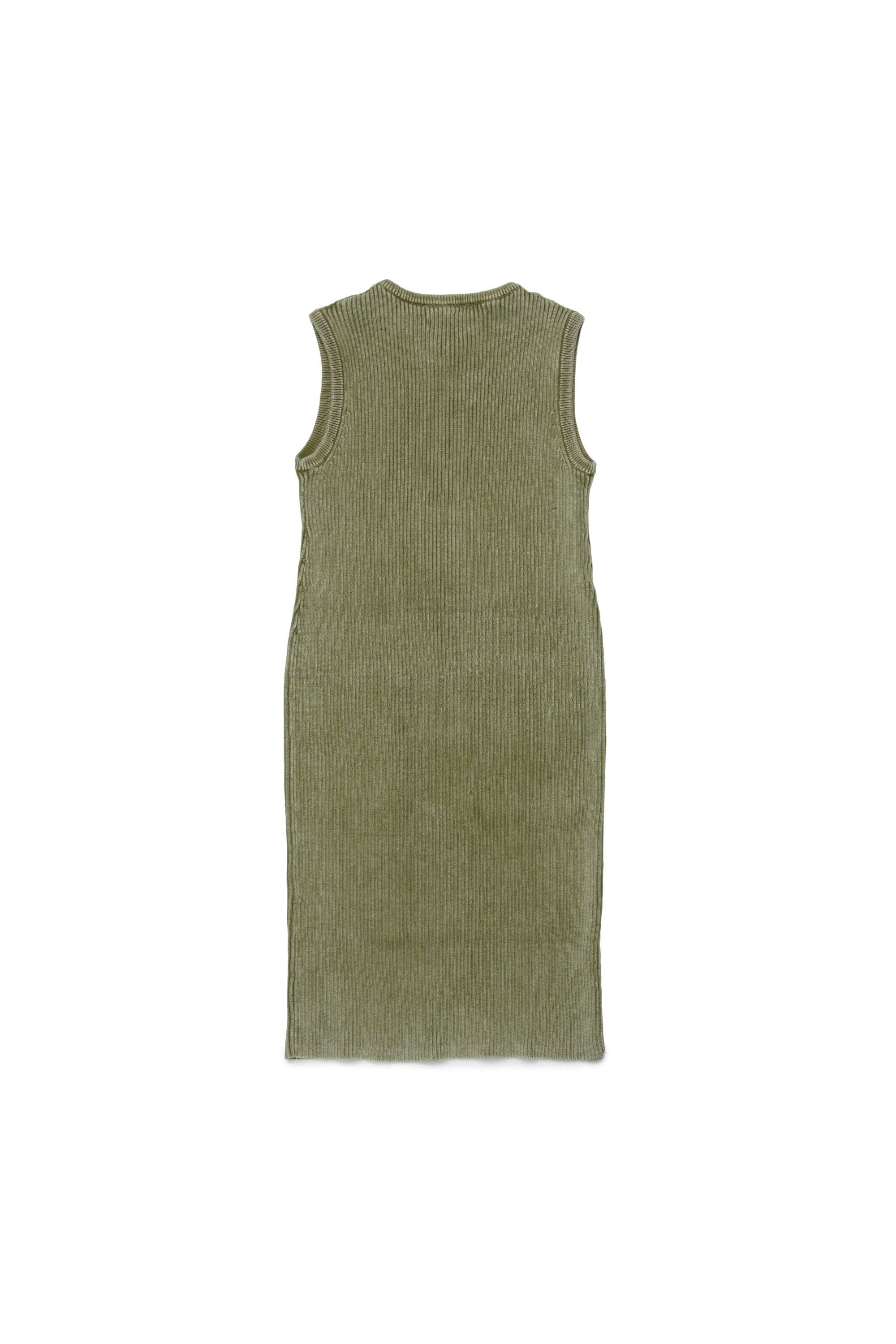 Sleeveless dress with patch pockets