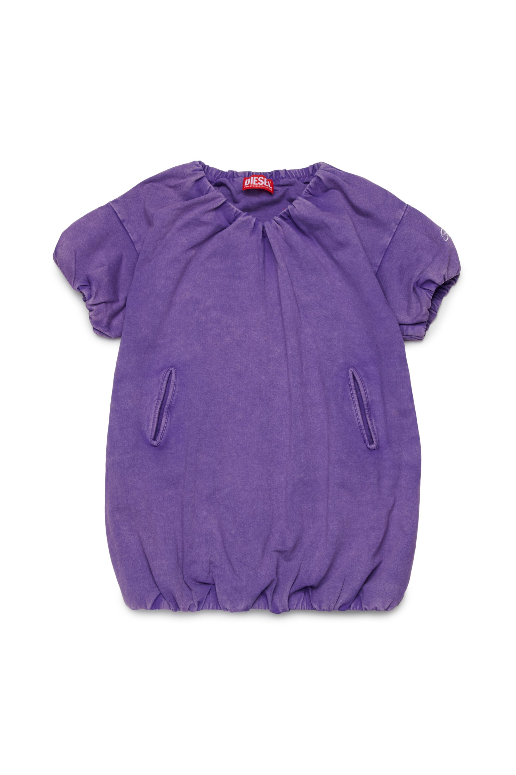 Short-sleeve dress with logo