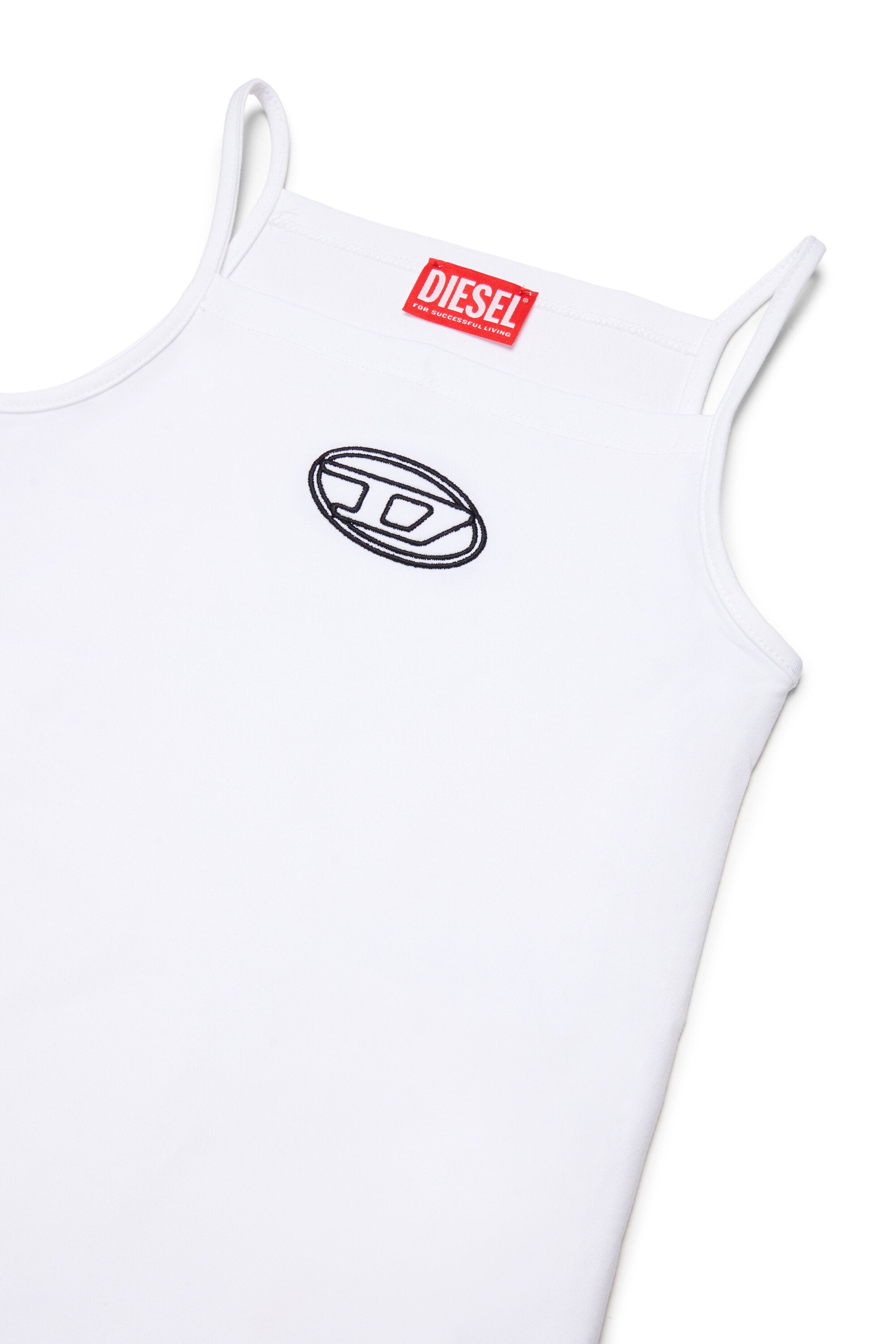 Short dress with Oval D logo