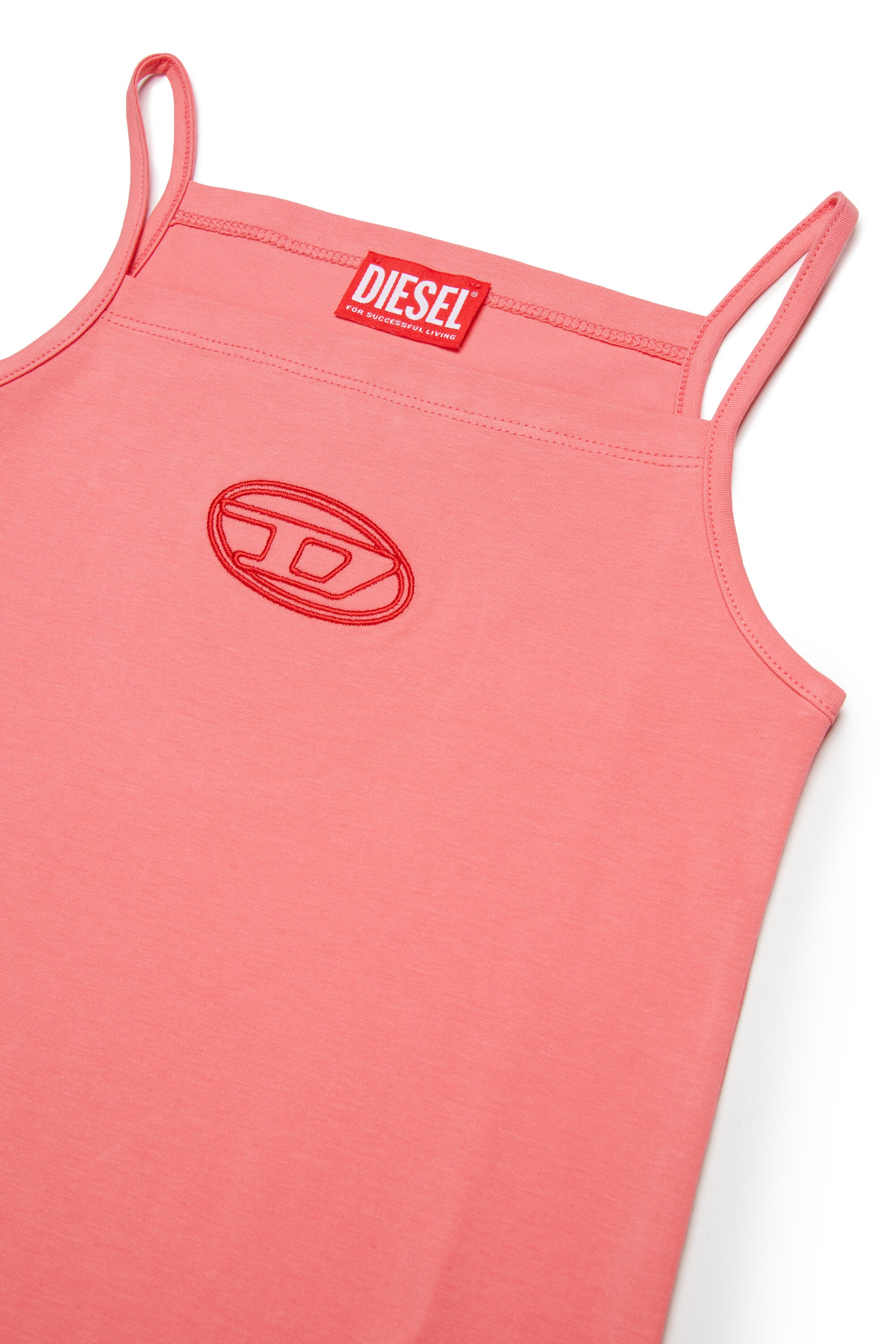 オーバルDロゴ付きショートドレス