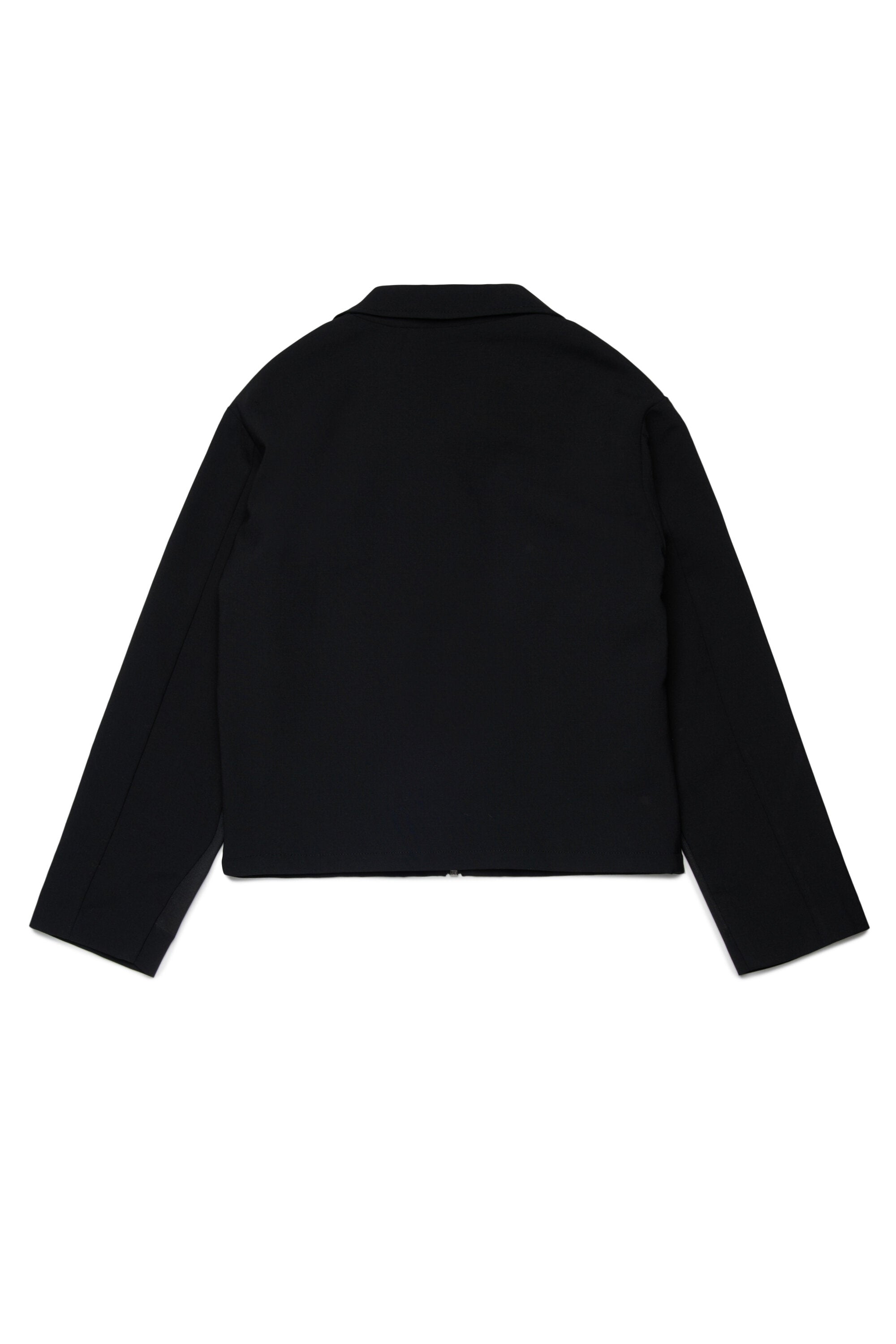 ロゴ入りバイカージャケット