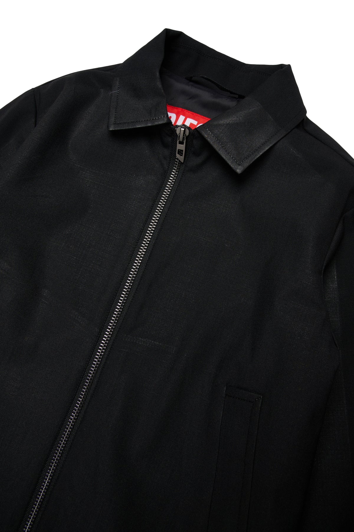 ロゴ入りバイカージャケット