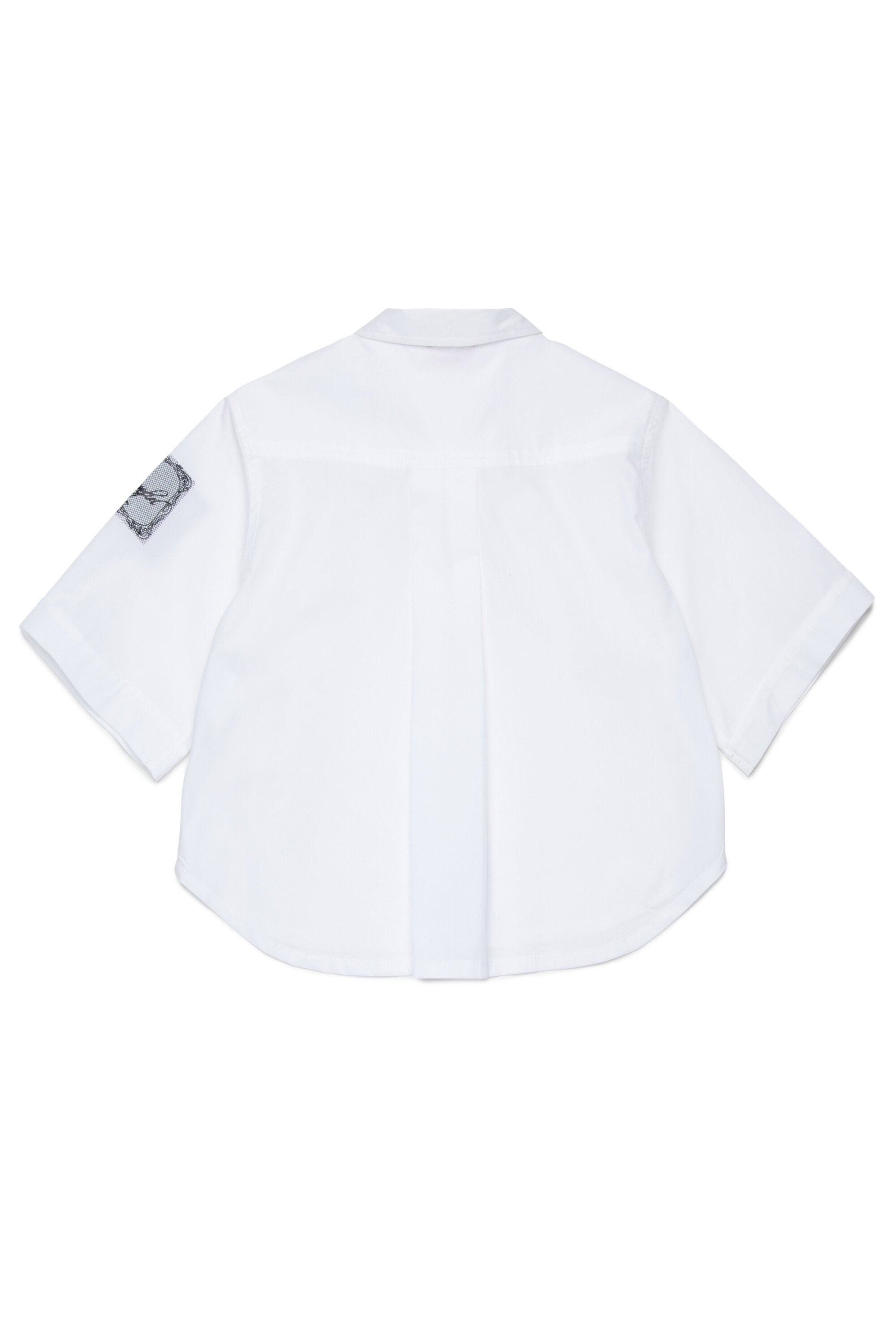 Short-sleeve shirt with logo