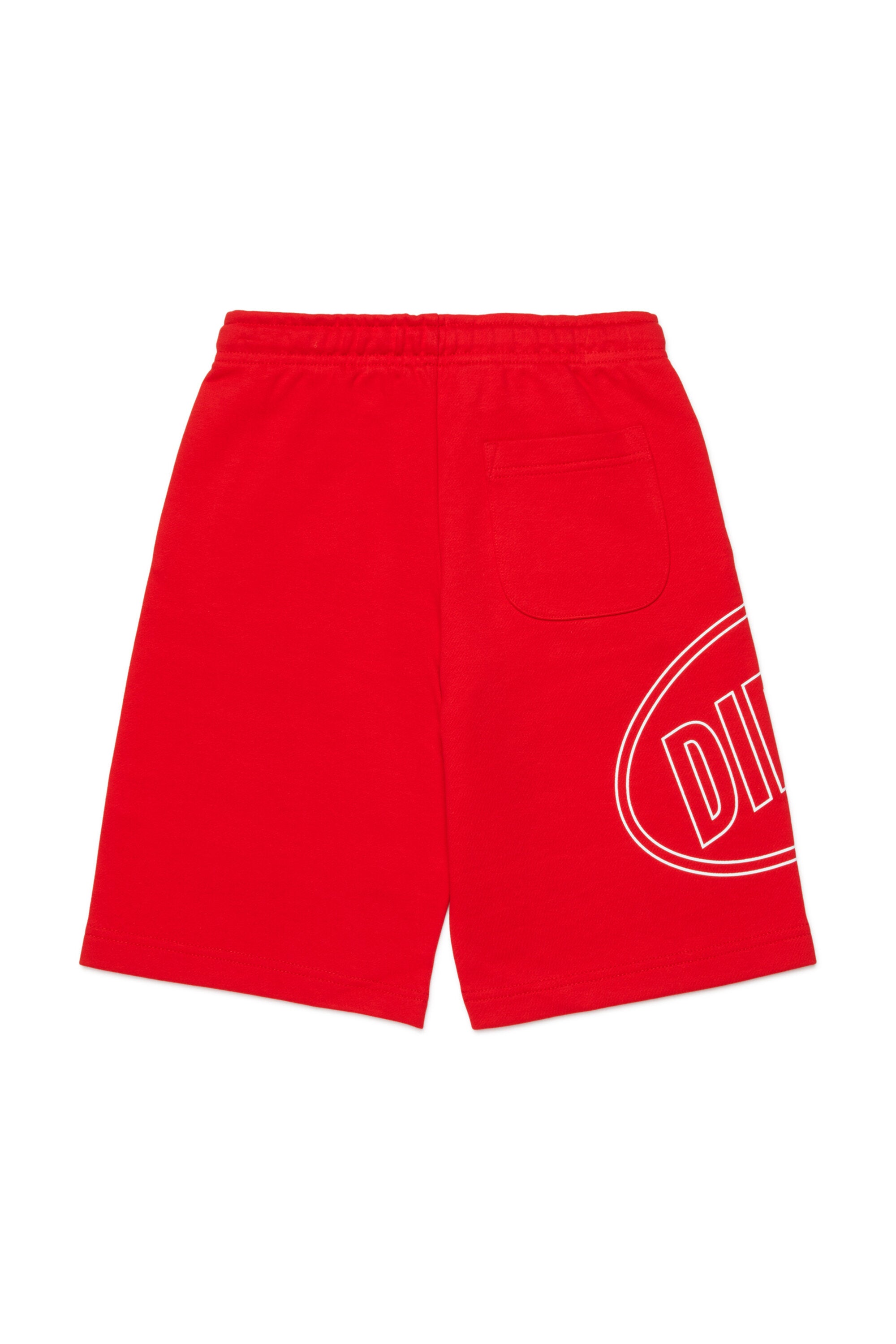 Fleece shorts with logo