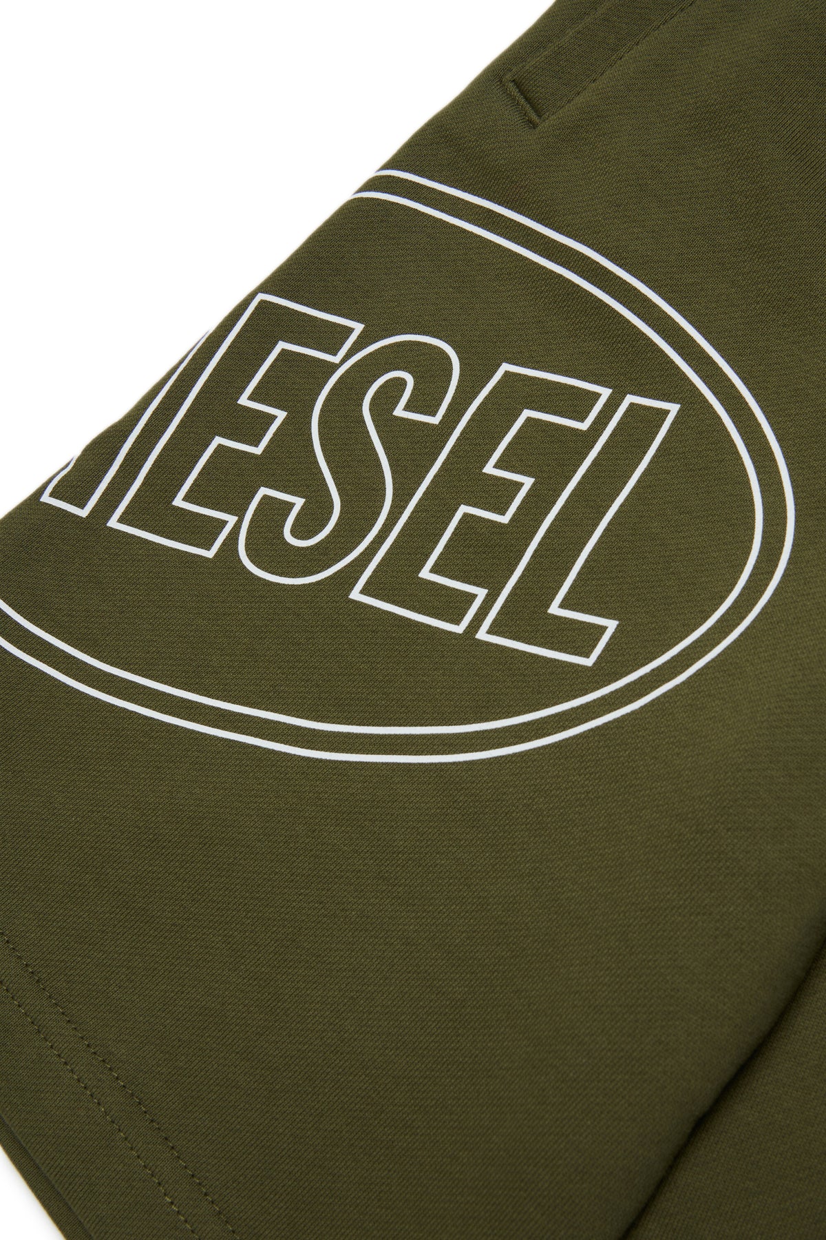 Fleece shorts with logo