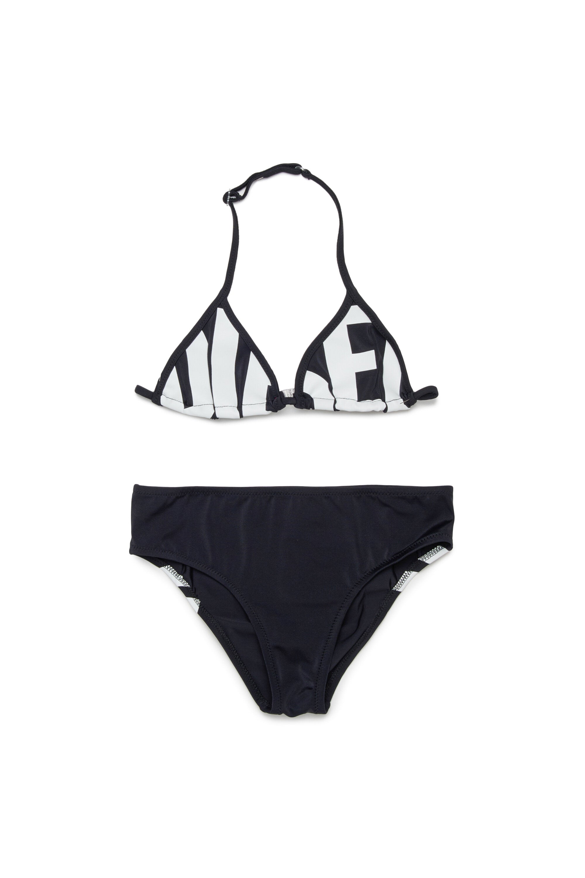 Bikini with printed logo