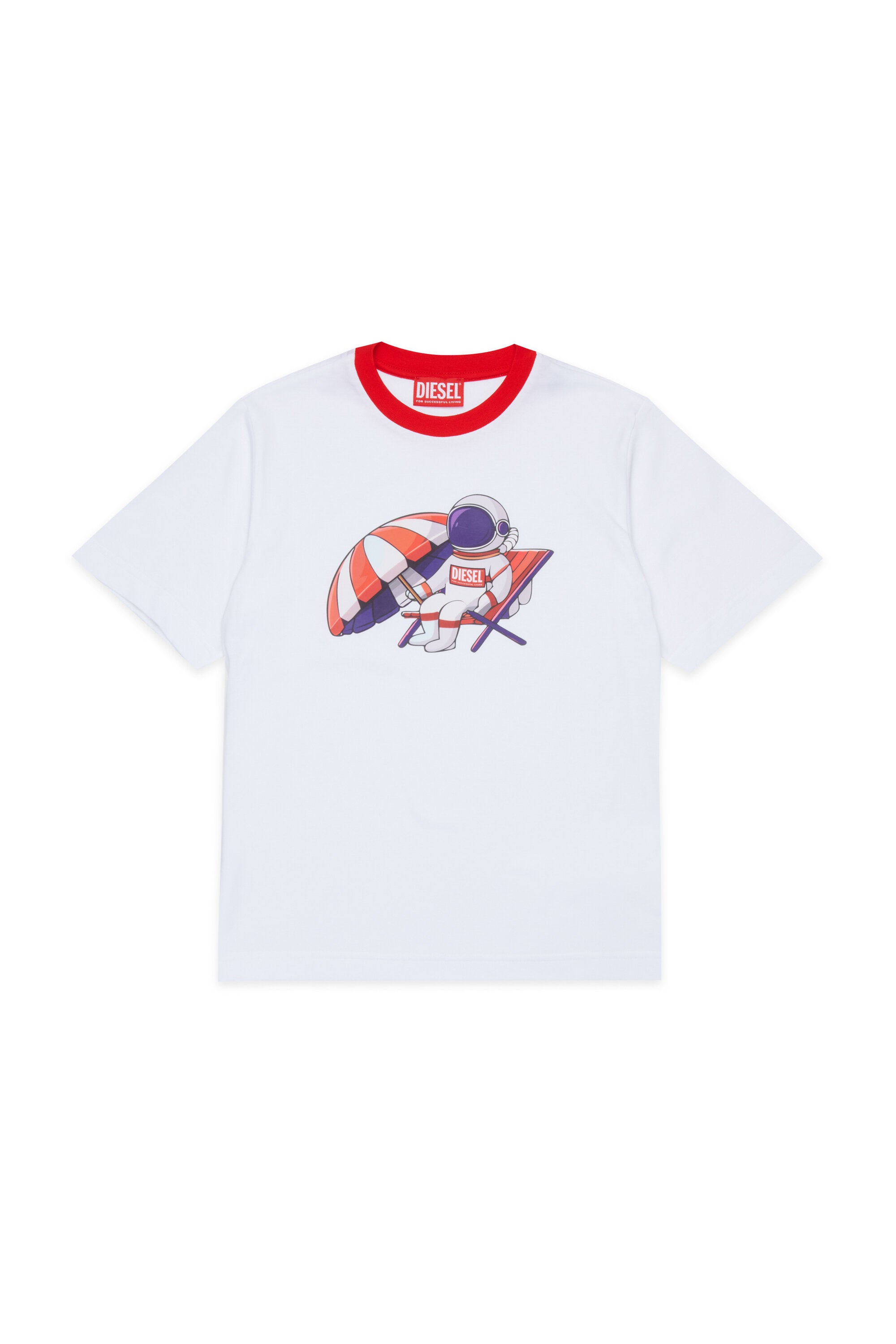 T-shirt with logo and astronaut print