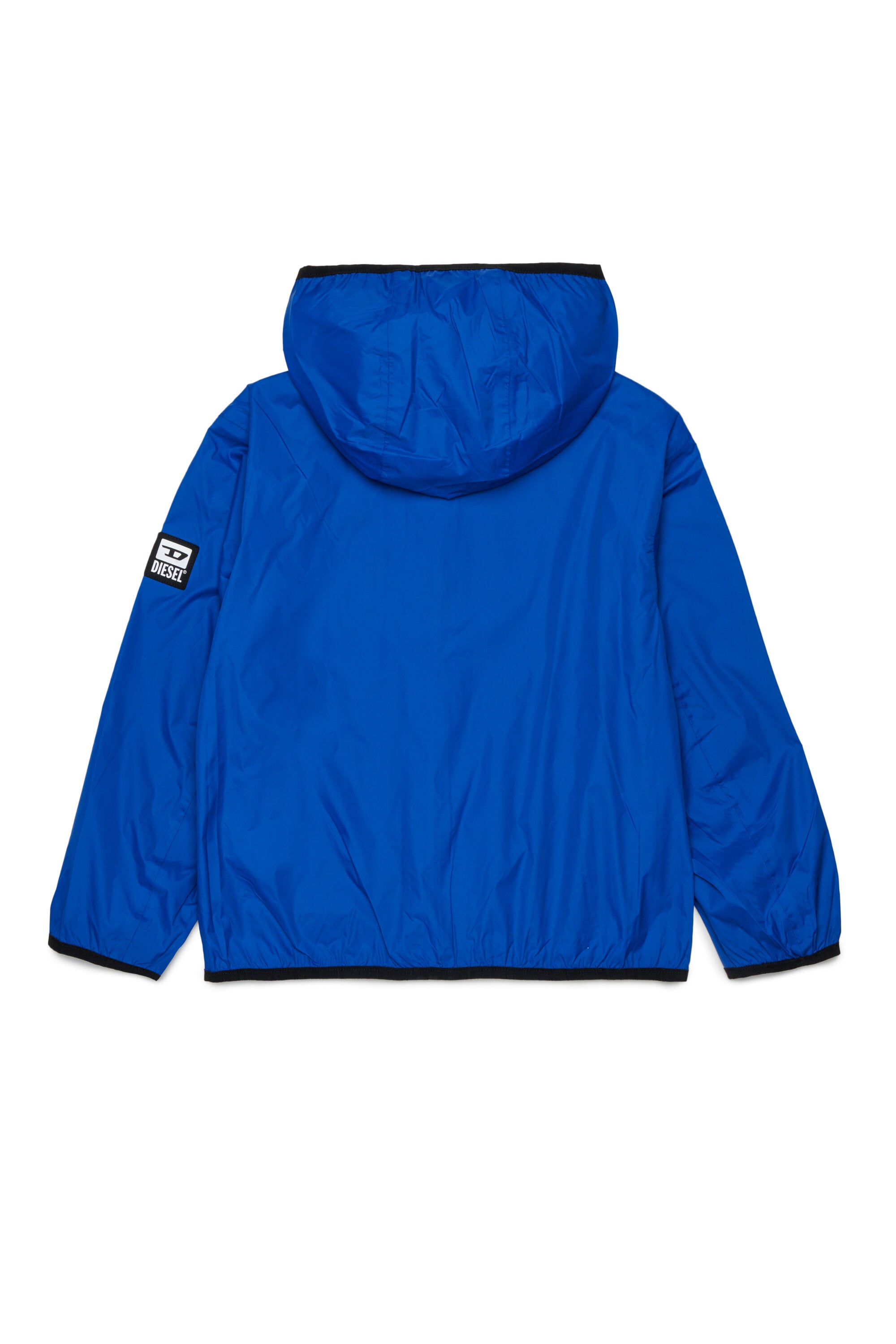 Windbreaker with printed logo