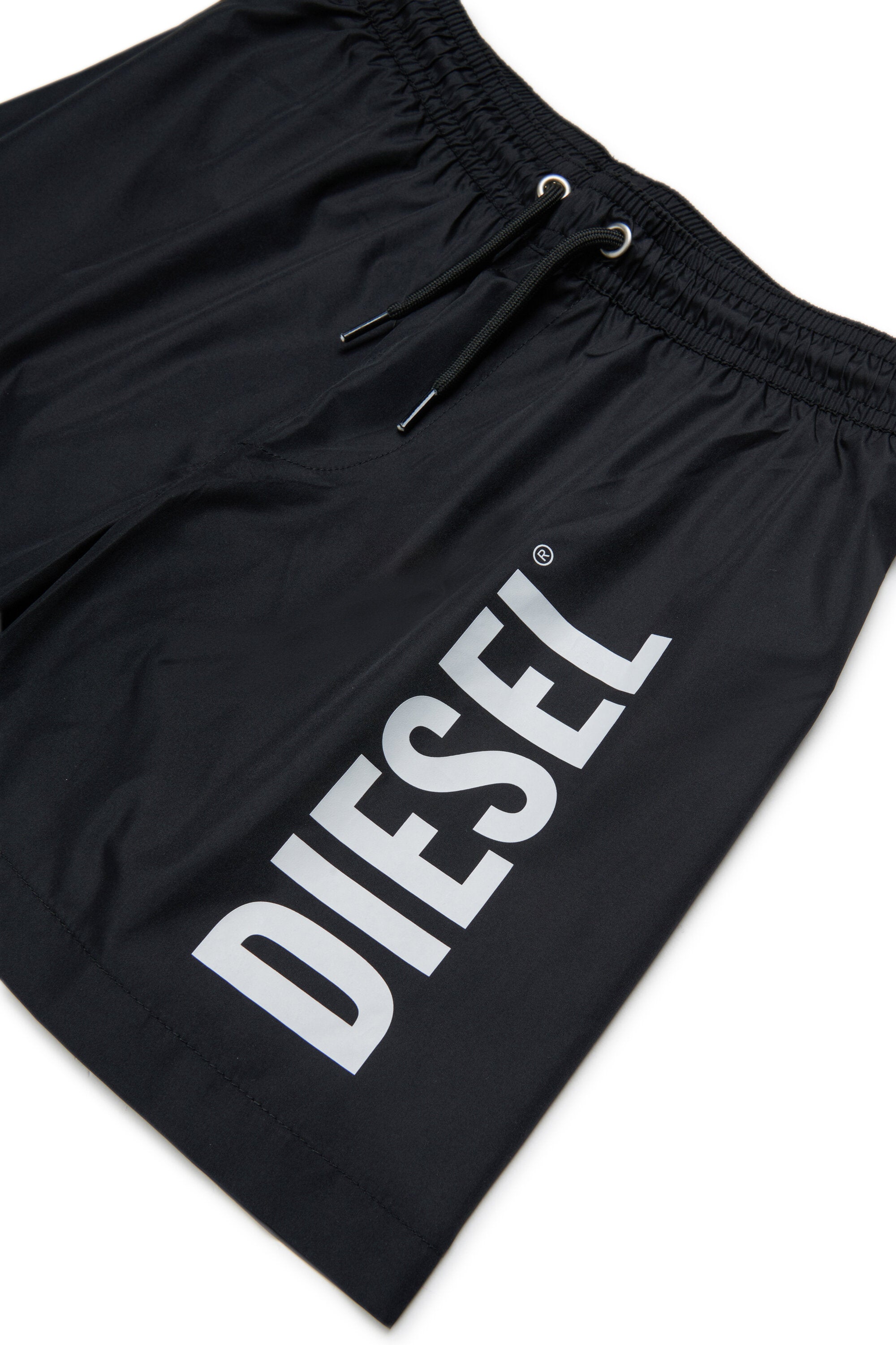 ロゴ付きボクサー水着